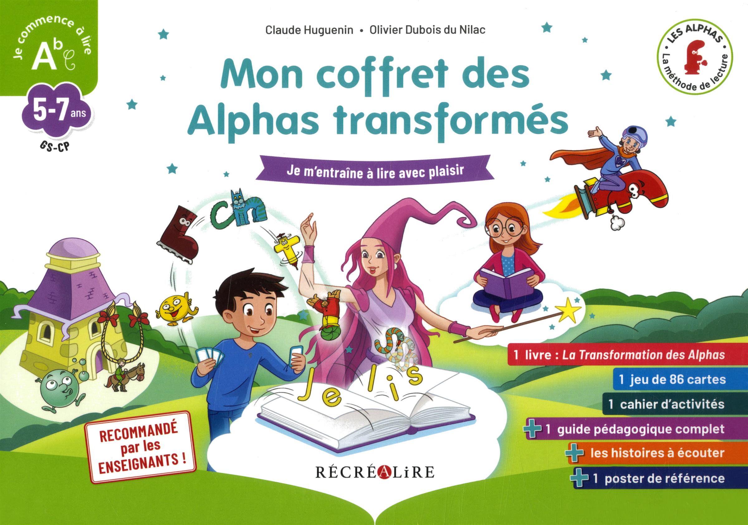 Livre Mon Coffret Des Alphas Transformes 5 7 Ans Je M Entraine A Lire Avec Plaisir Messageries Adp