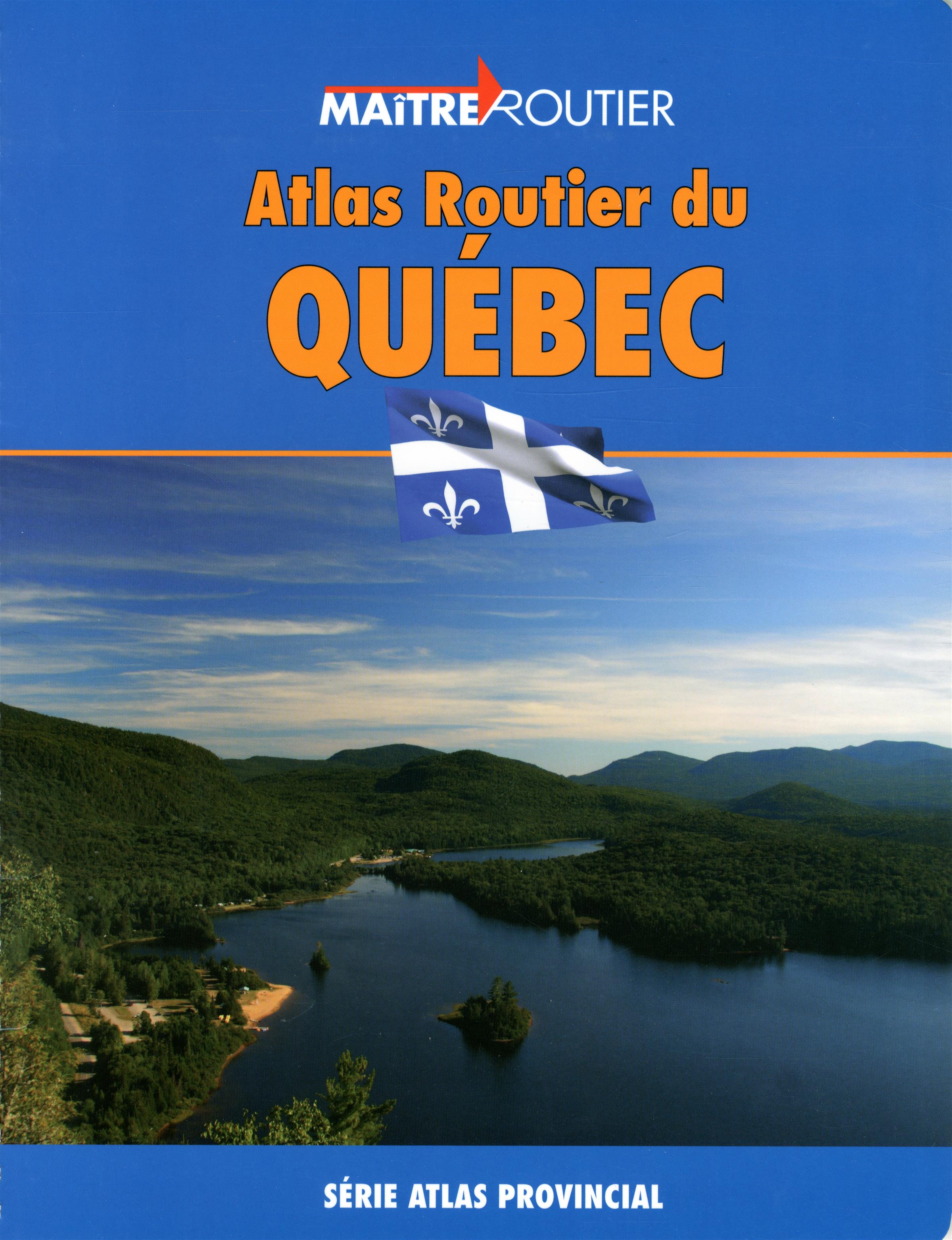 Livre Atlas routier du Québec | Messageries ADP