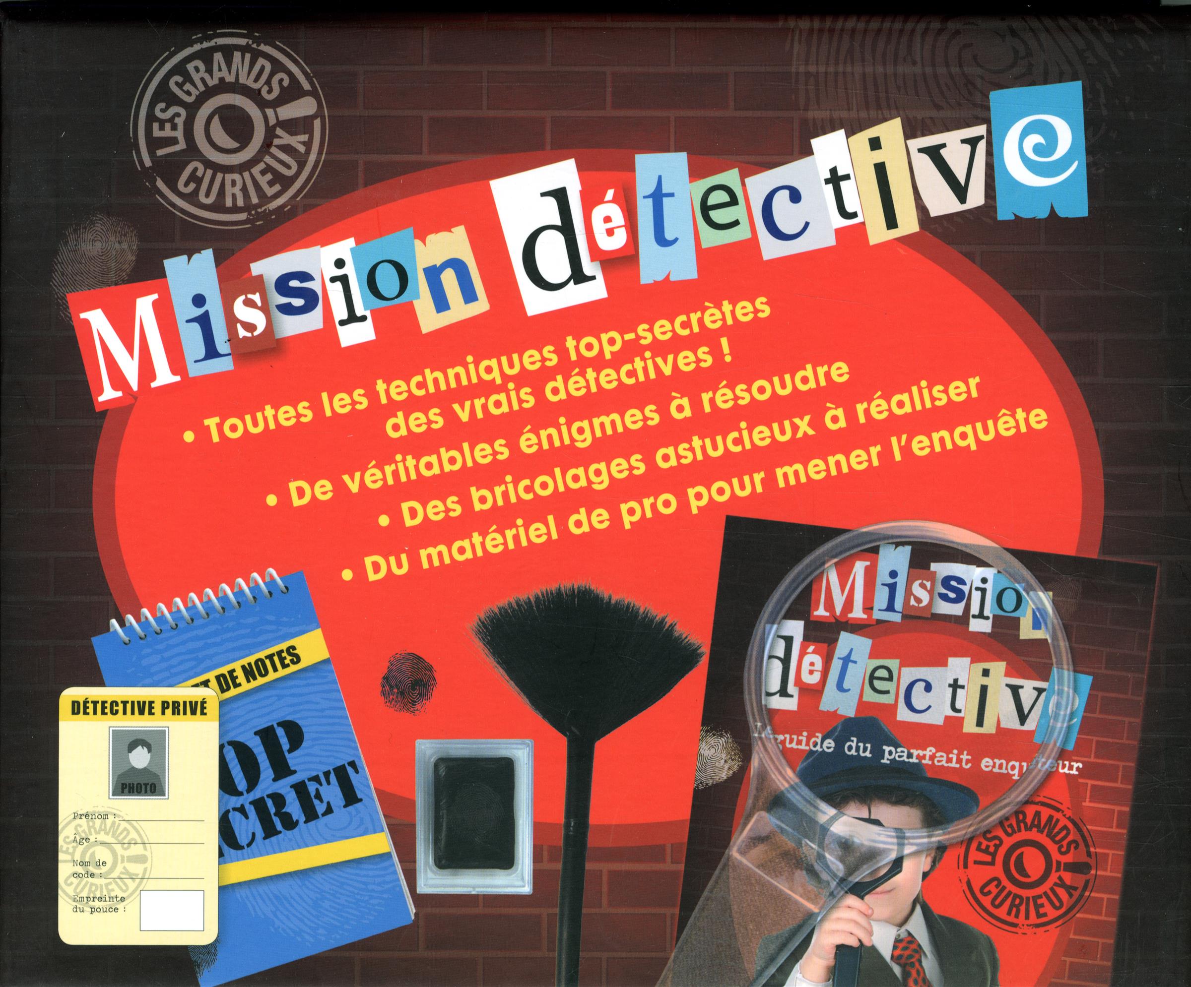Livre Coffret Mission détective À toi de mener l'enquête ! Messageries ADP