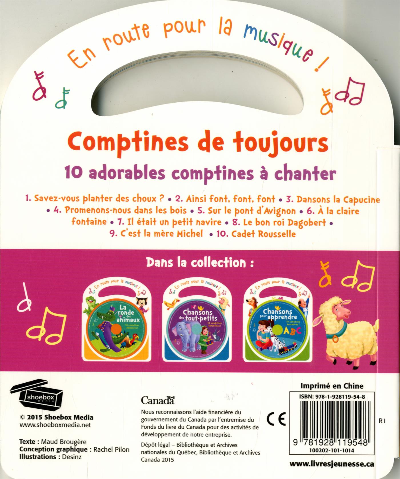 Livre Comptines de toujours - 10 comptines célèbres ! (+ CD ...