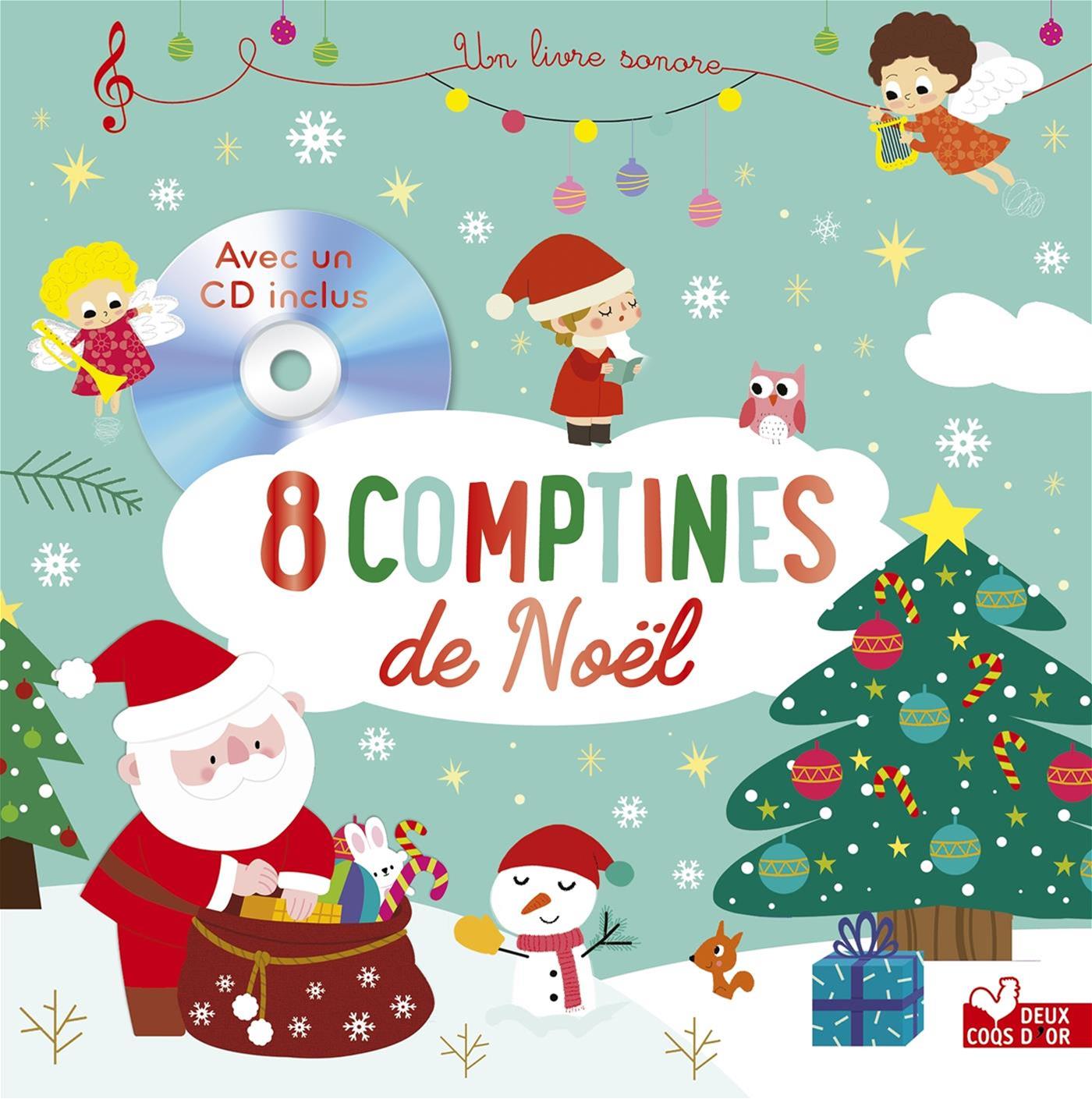 Livre 8 Comptines De Noel -Avec Cd | Messageries ADP