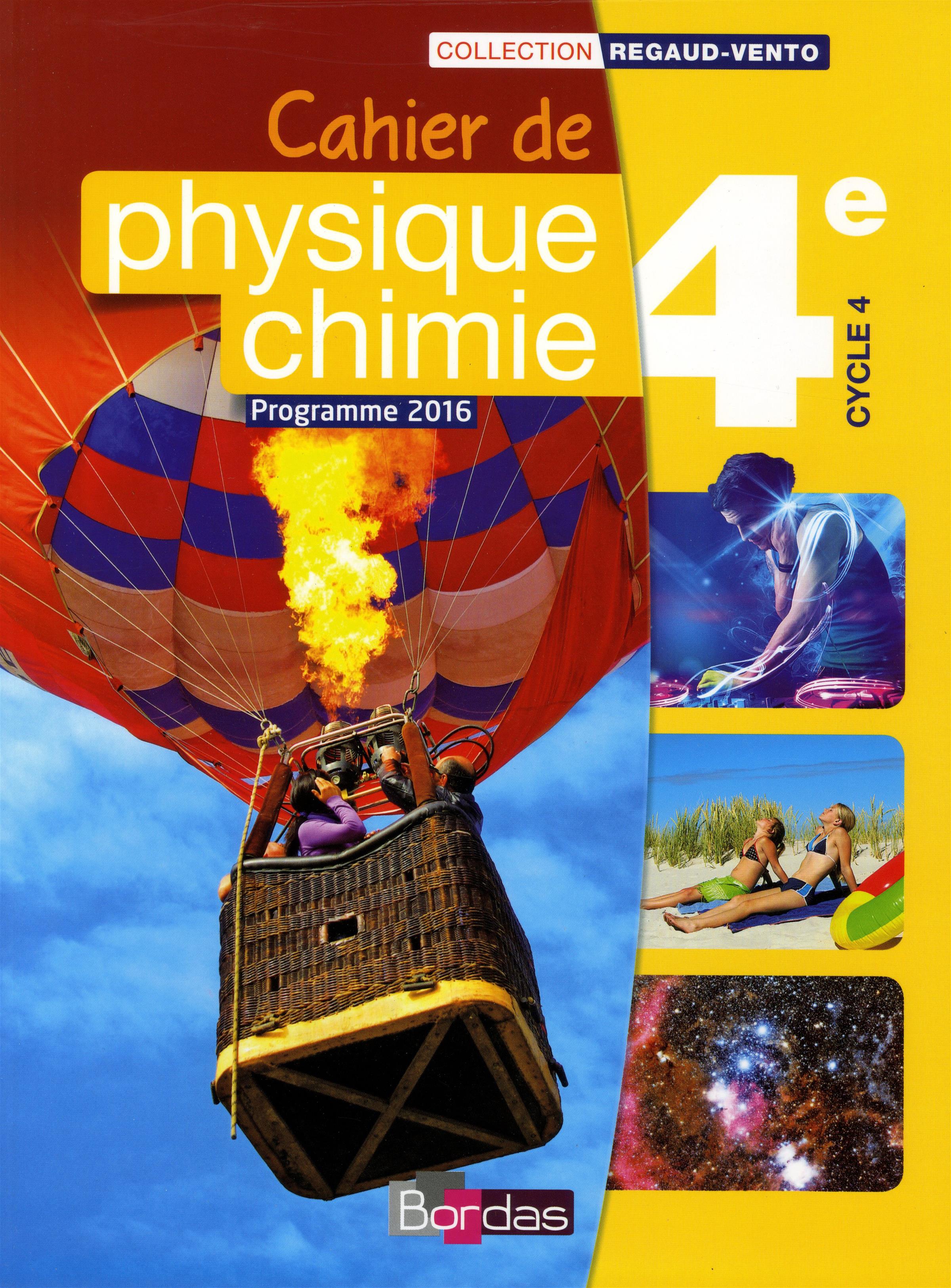 Mon Livret De Physique Chimie Cycle 4 Bordas