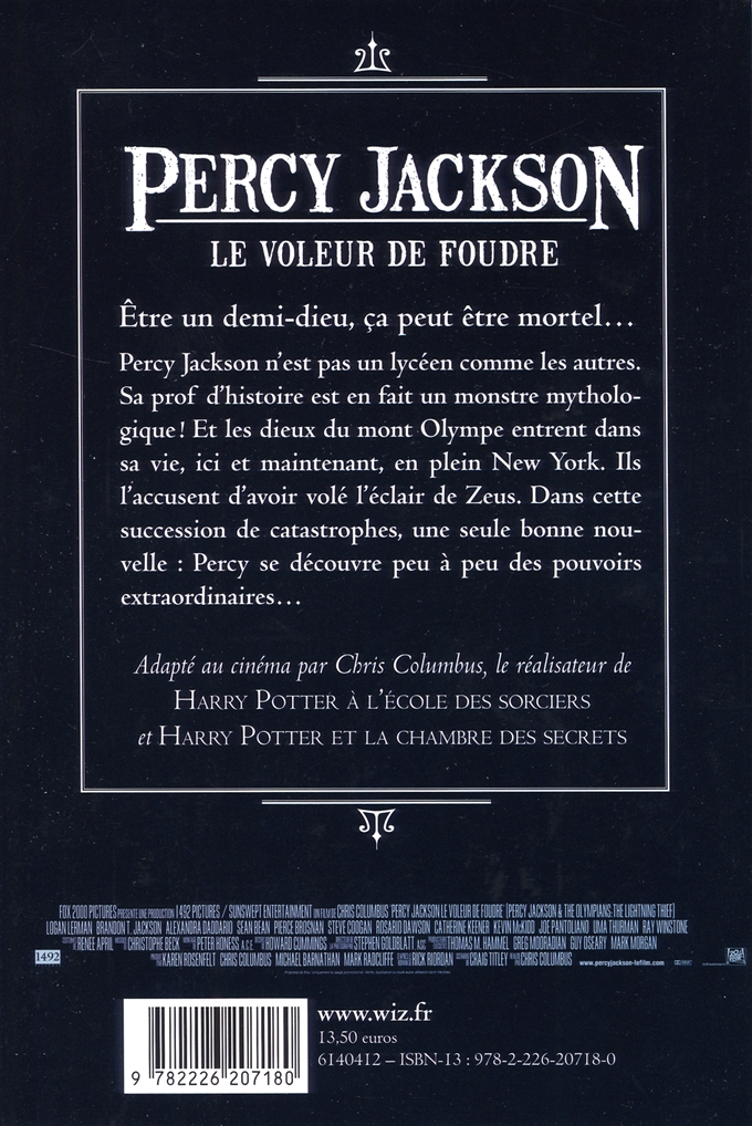 Voleur de foudre percy promo jackson