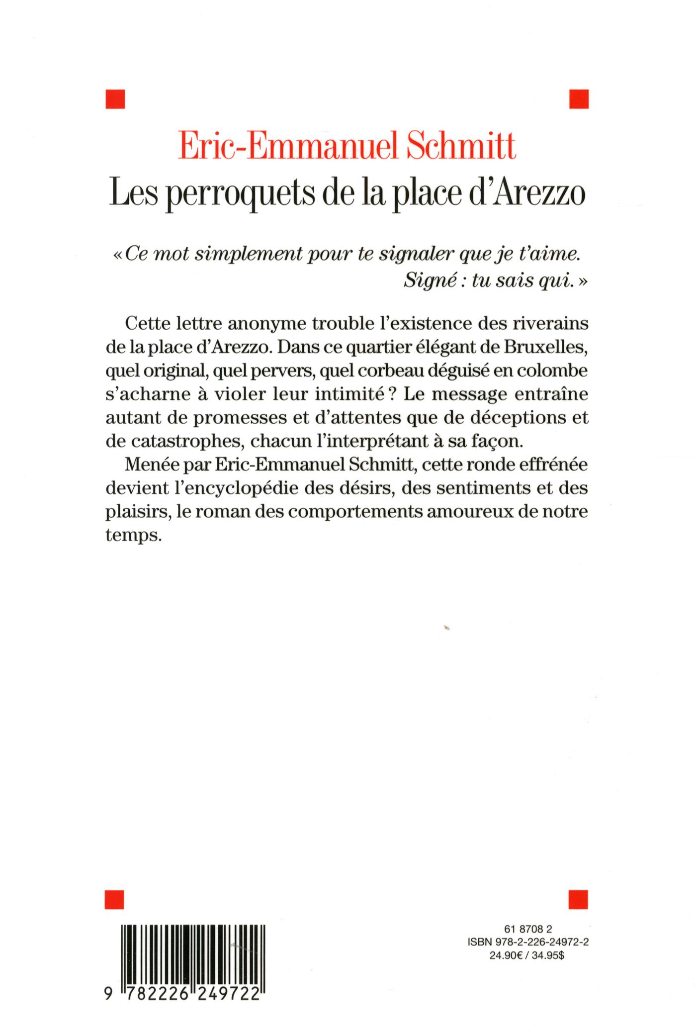 Les Perroquet De La Place D Arezzo Livre Les perroquets de la place d'Arezzo | Messageries ADP