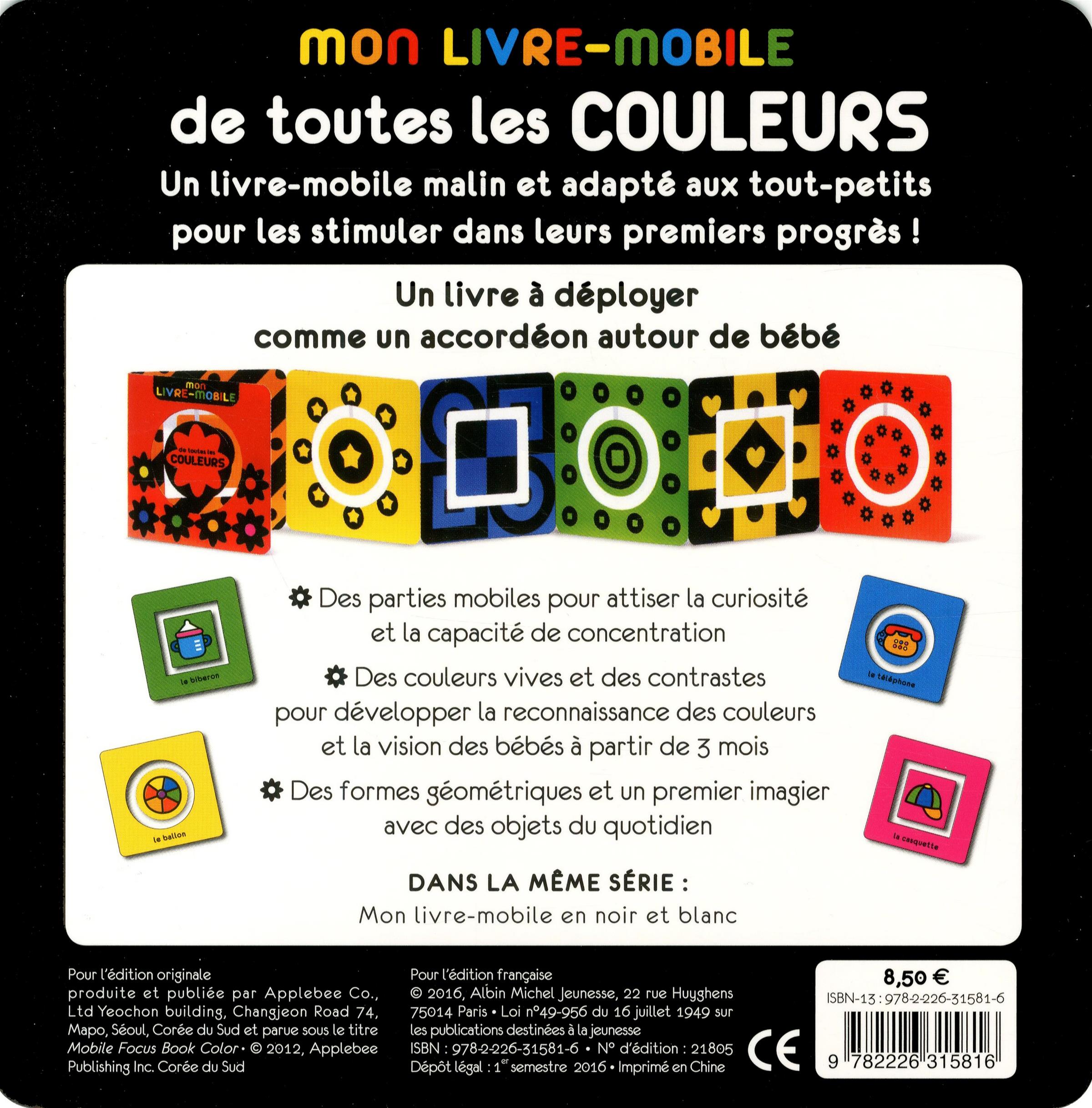 Livre Mon livre mobile de toutes les couleurs Messageries ADP