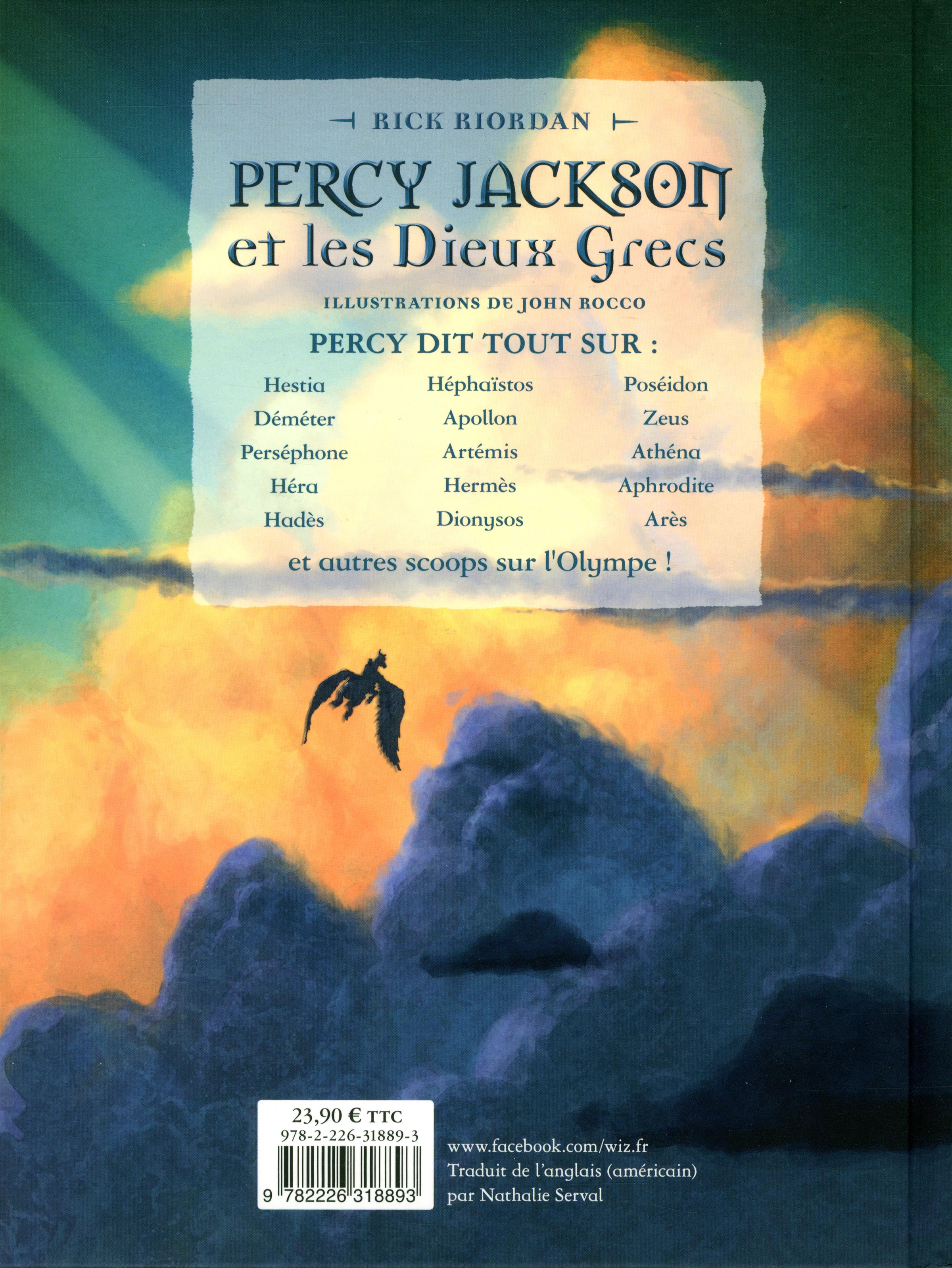 Livre Percy Jackson Et Les Dieux Grecs Messageries Adp