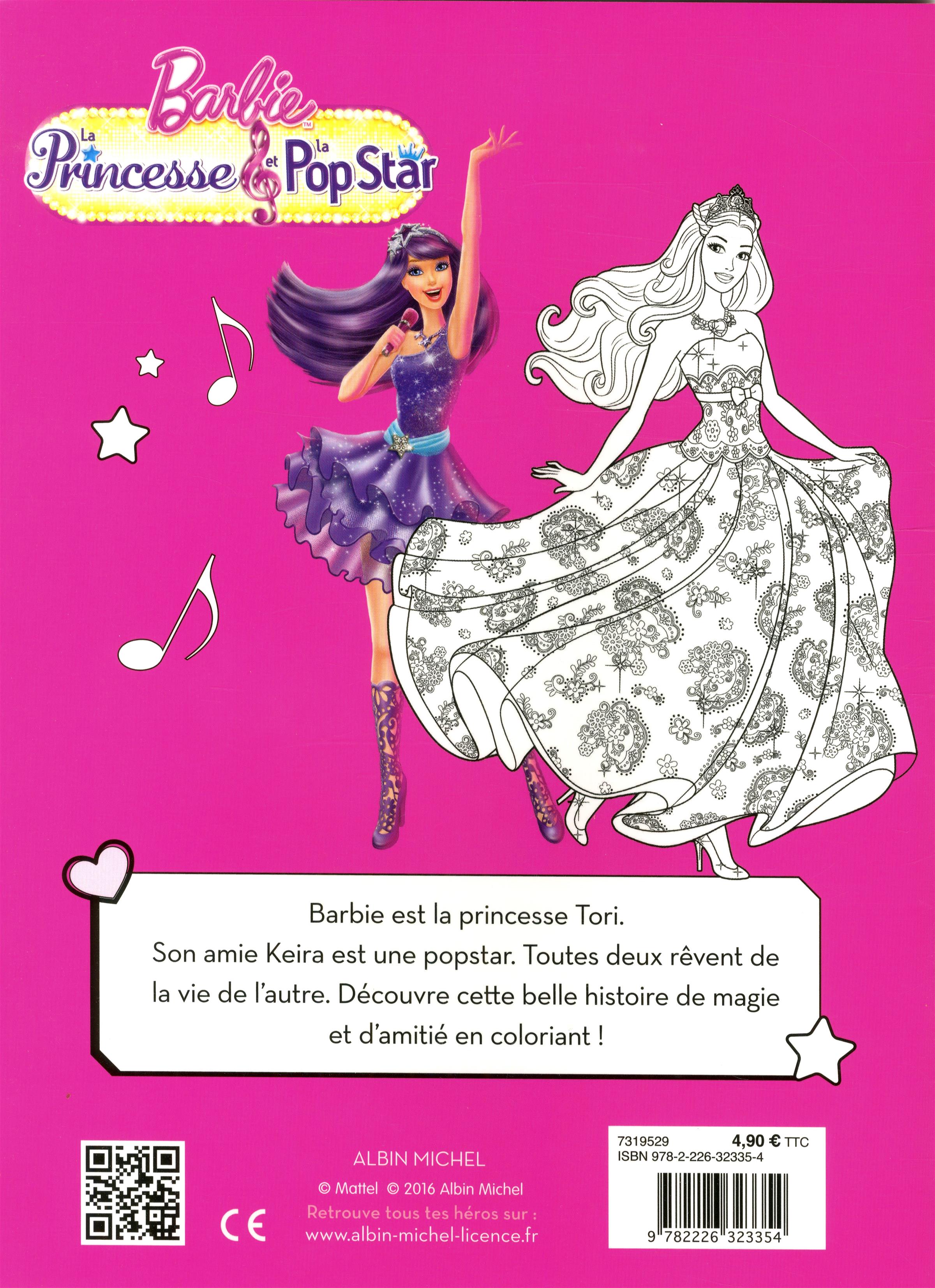 Barbie, la princesse & la popstar : livre de jeux - Librairie