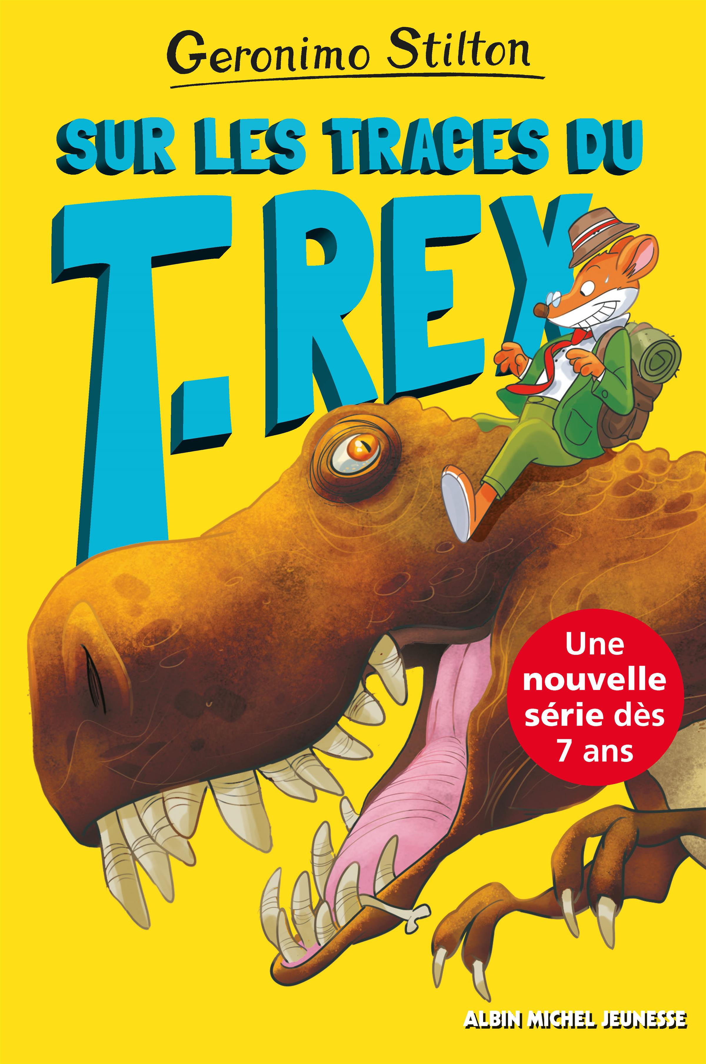 Livre Sur les traces du T. Rex Nº 1 Messageries ADP