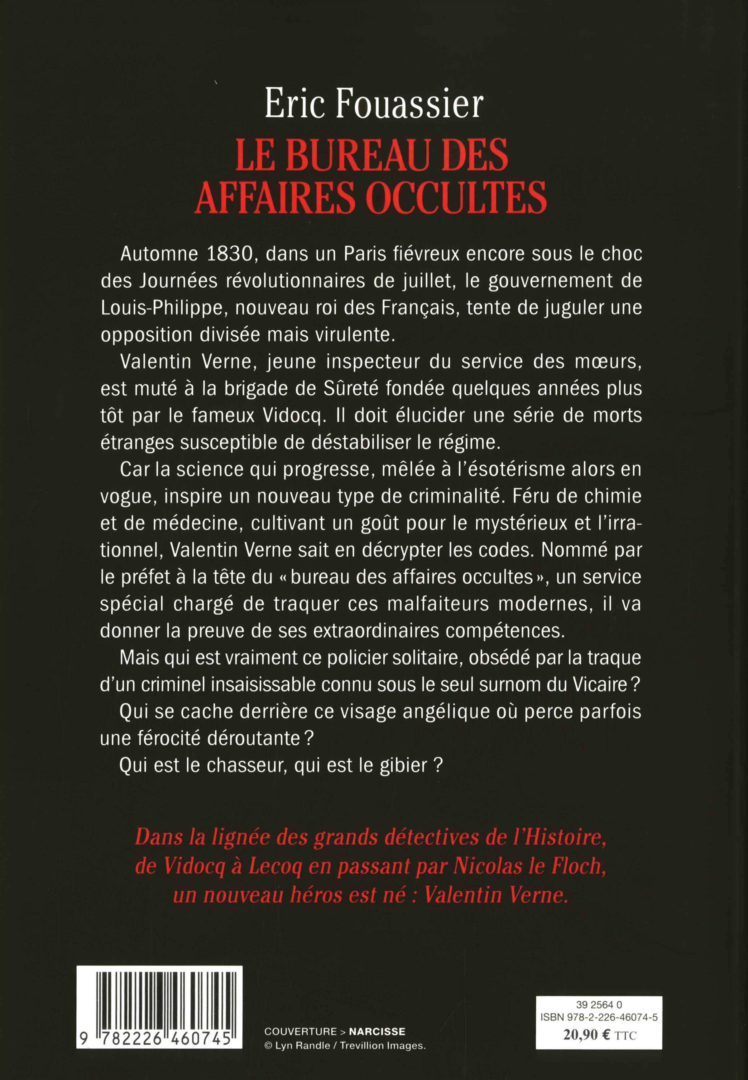 Le Bureau des affaires occultes | Éditions Albin Michel