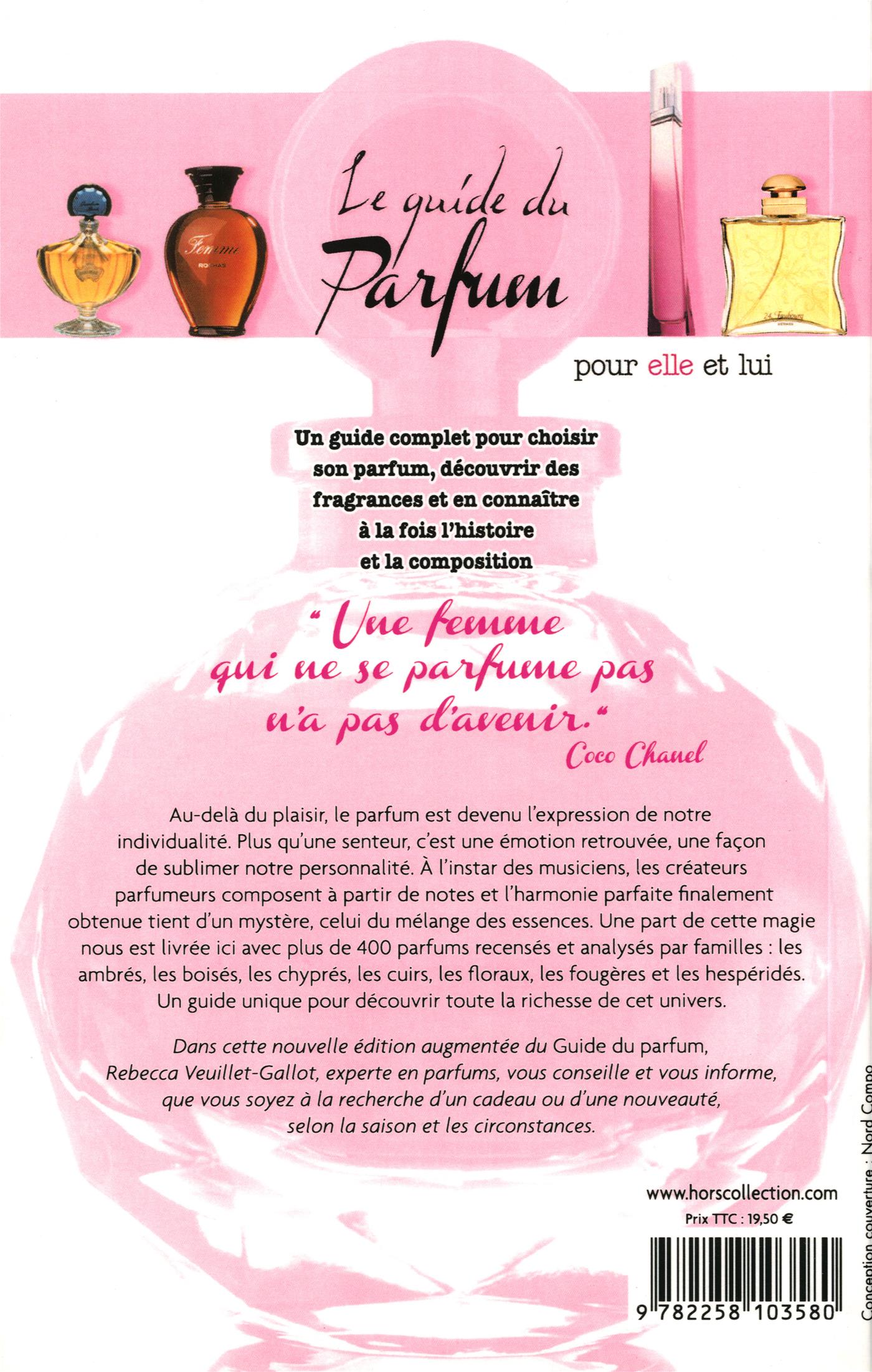 Livre Le guide du parfum pour elle et lui Messageries ADP