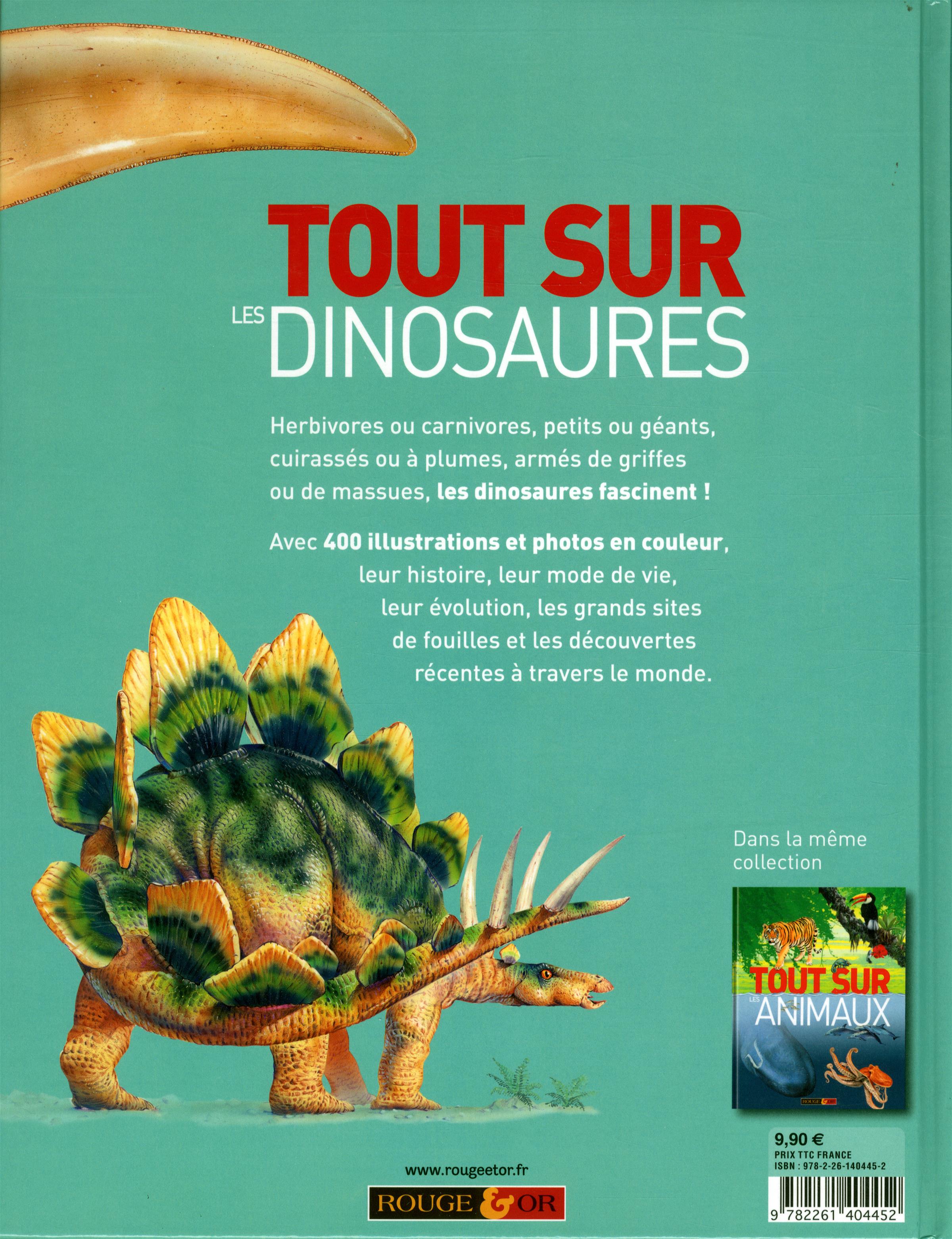 Livre Tout sur les dinosaures Messageries ADP