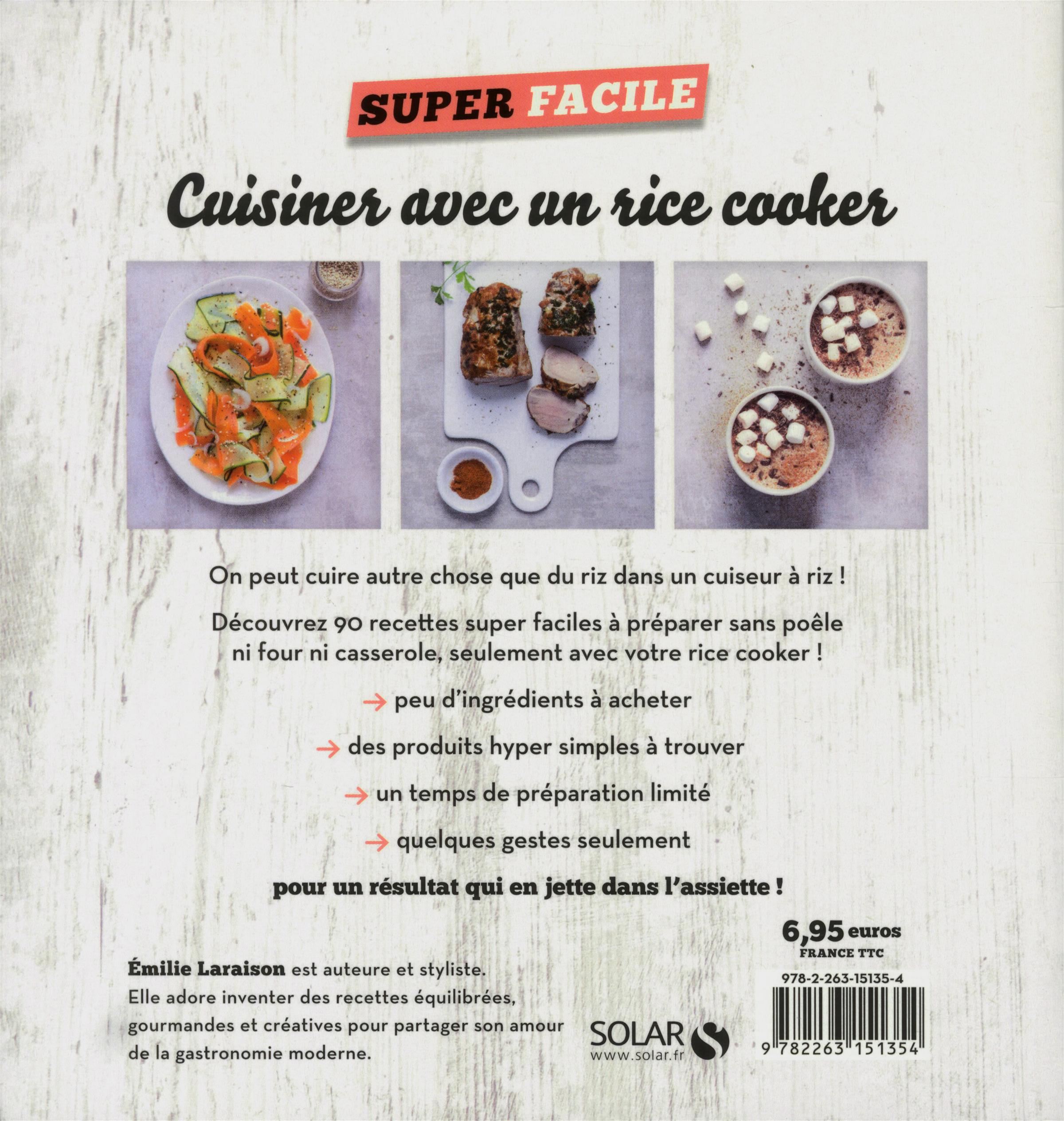 Livre Cuisiner avec un rice cooker 90 recettes inédites au cuiseur à