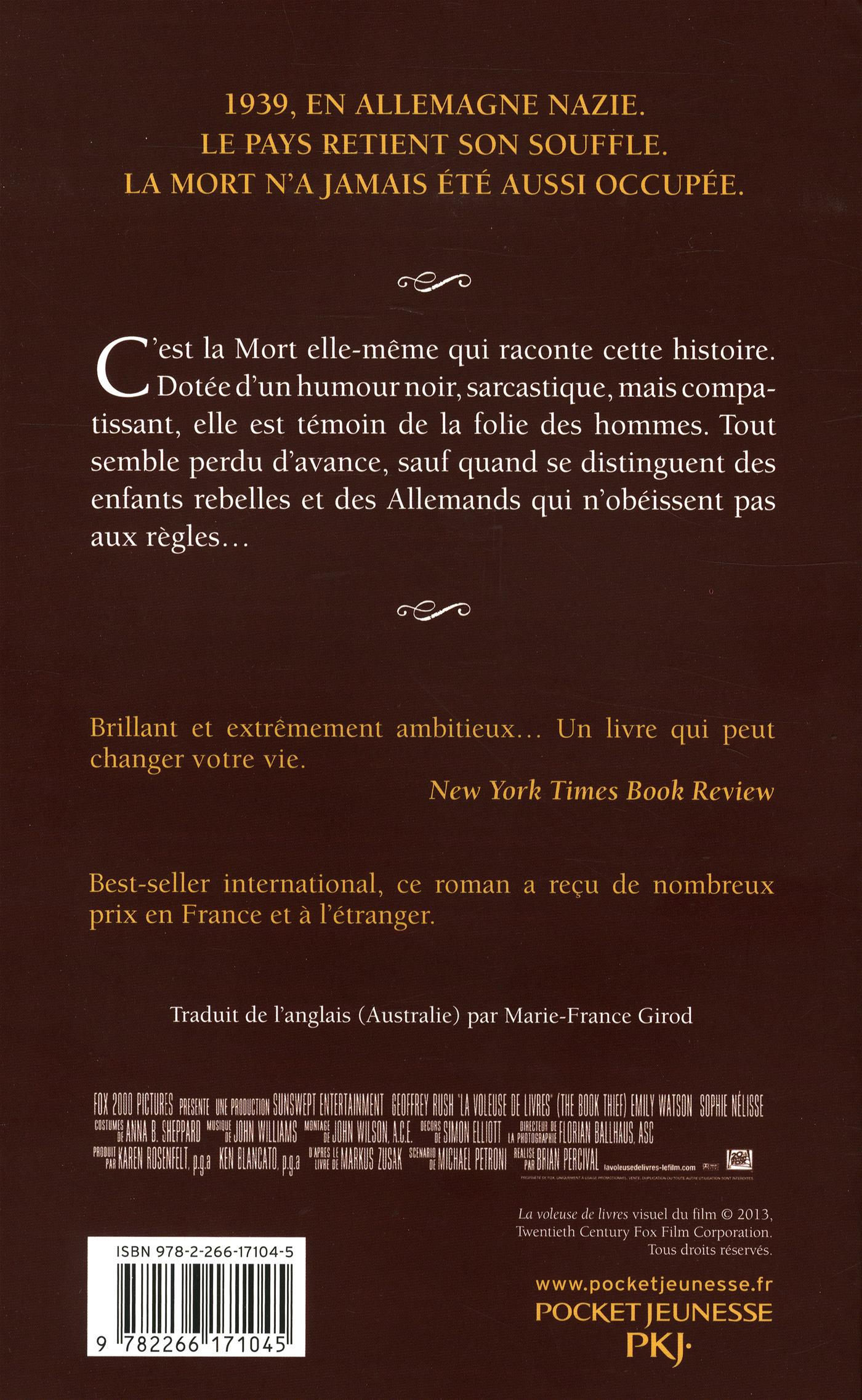 Livre La voleuse de livres Messageries ADP Livre La voleuse de livres Messageries ADP