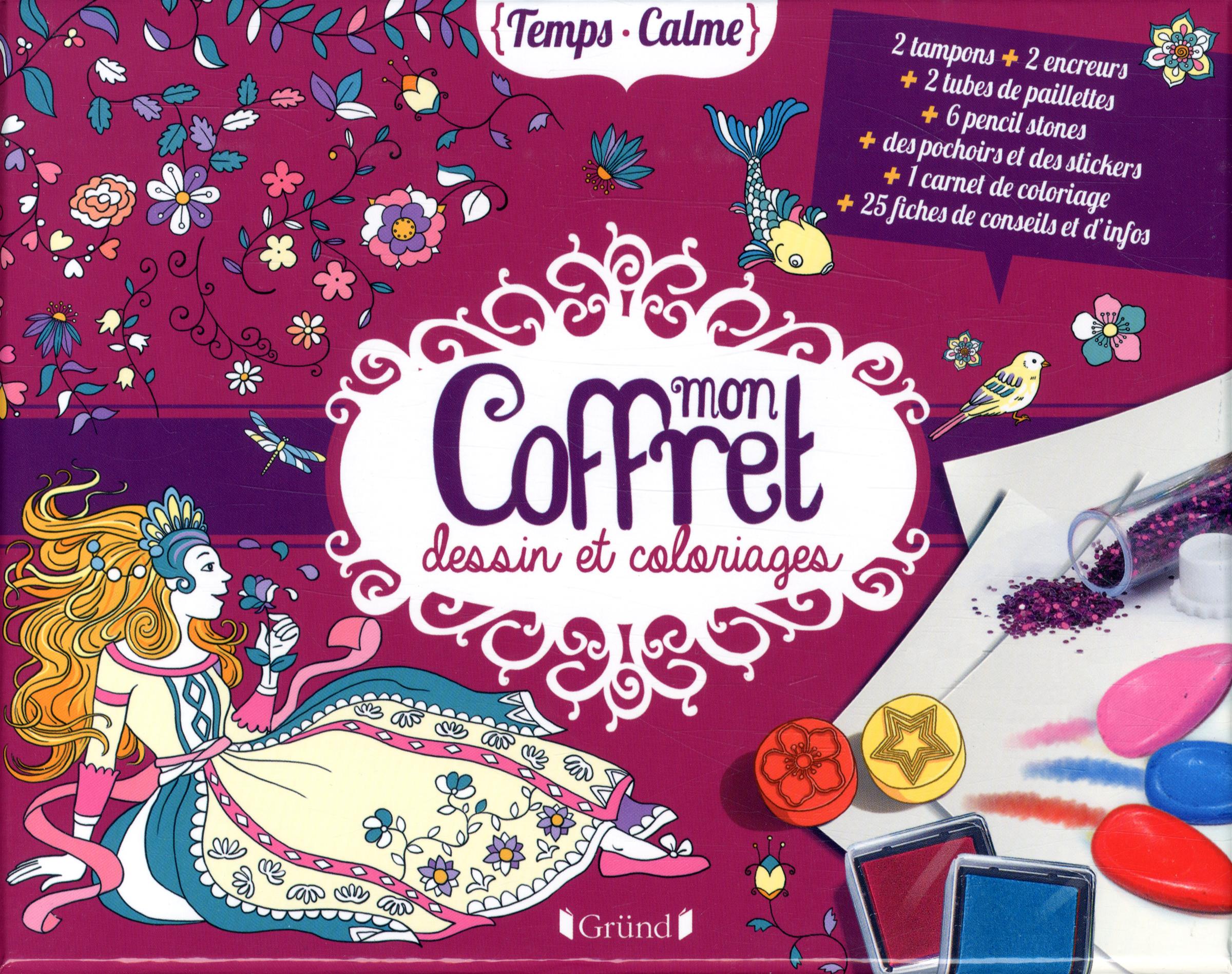 Coffret Mon coffret dessin et coloriages