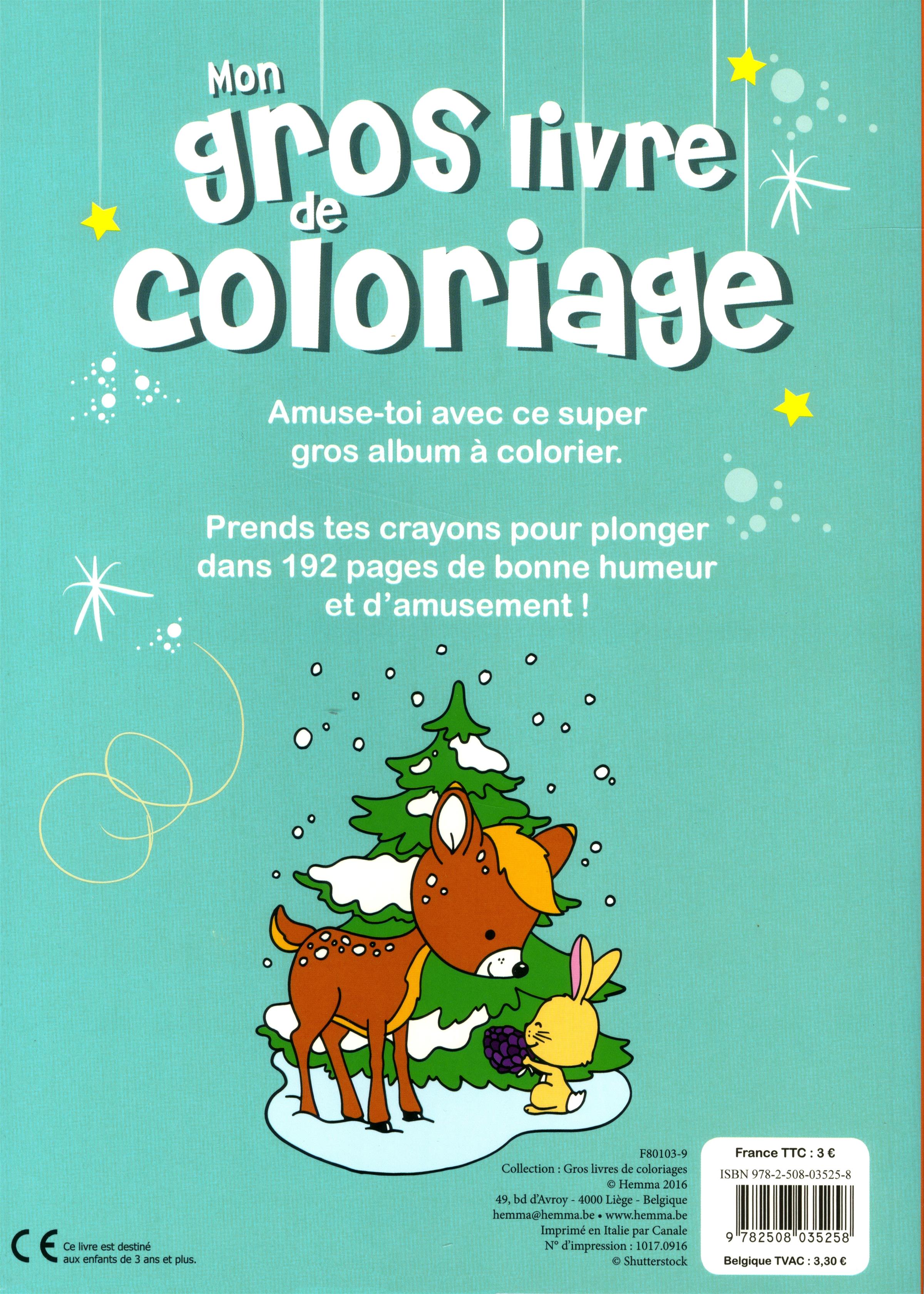 Agrandir · 4 de couverture Editeur Hemma Collection Gros Livres De Coloriage