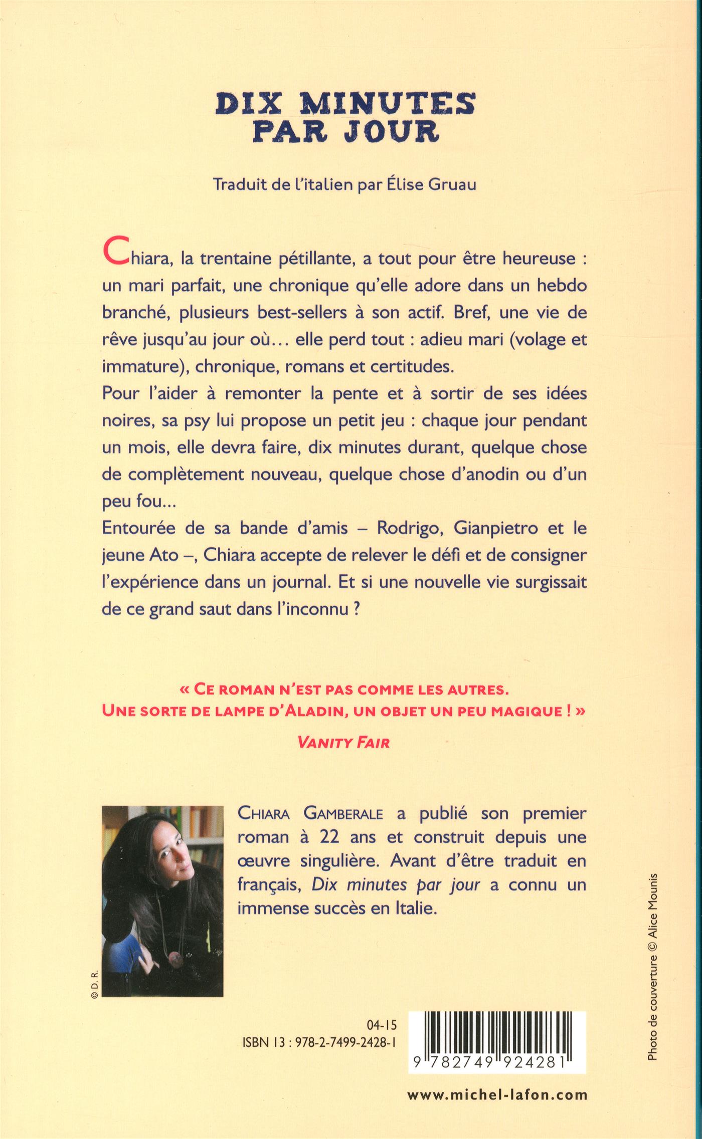 Livre Dix minutes par jour Messageries ADP