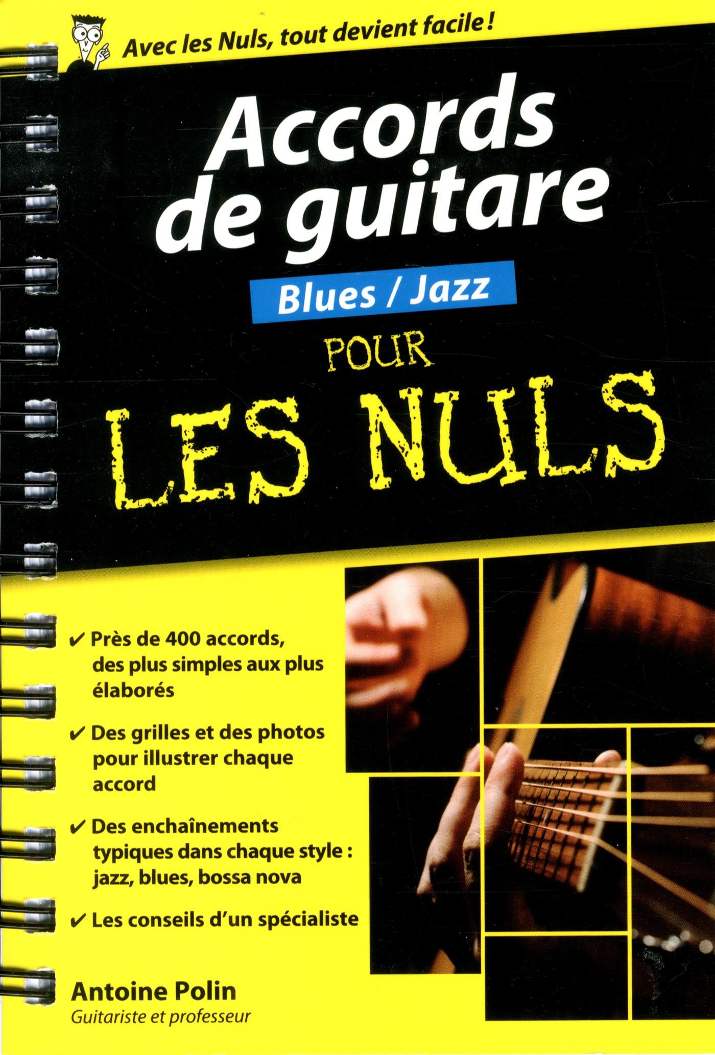 Livre Accords de guitare Blues\/Jazz pour les Nuls 