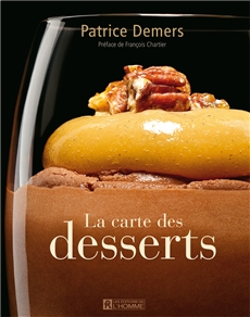 La carte des desserts