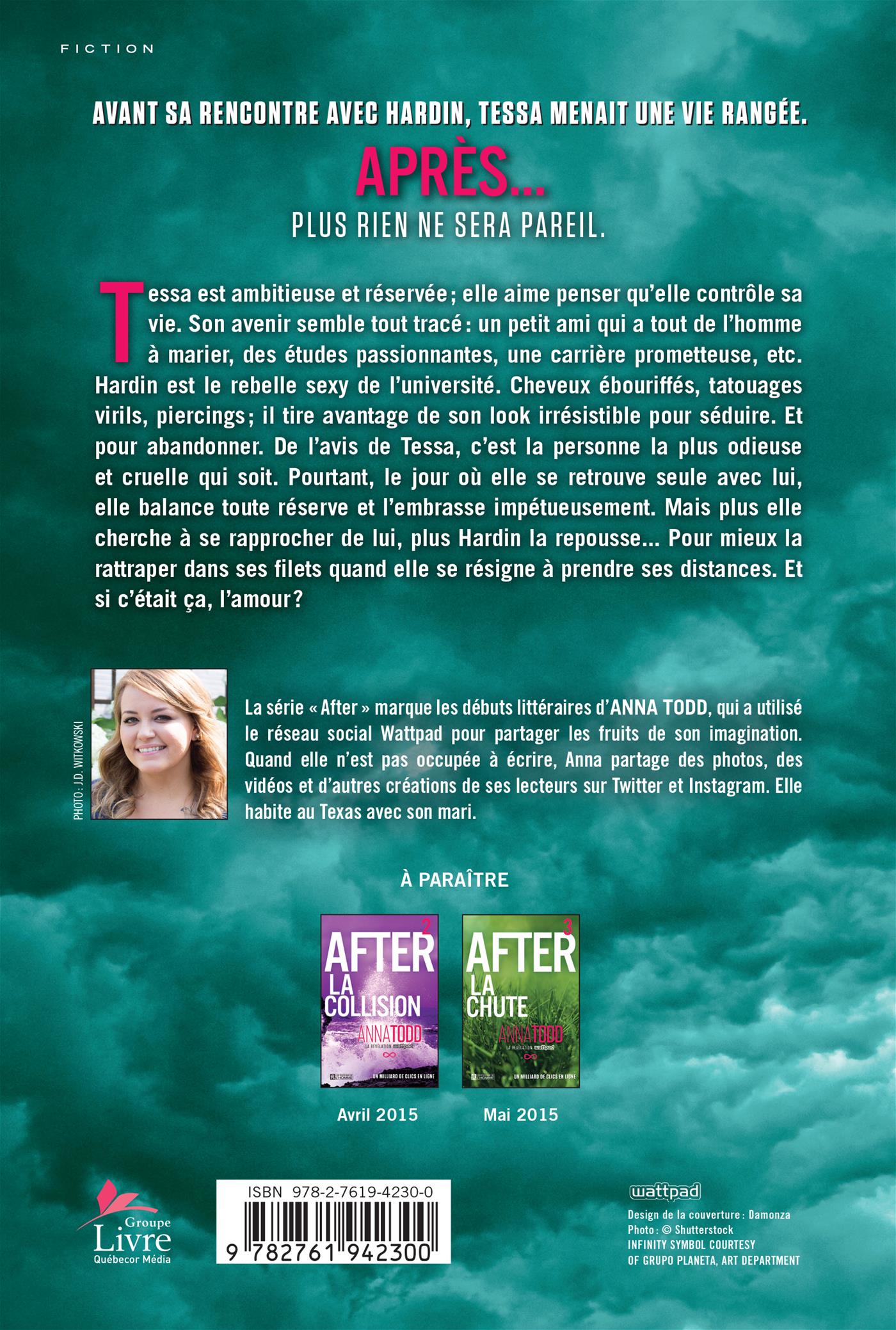 After Saison 1 (Anna Todd) - résumé complet et détaillé