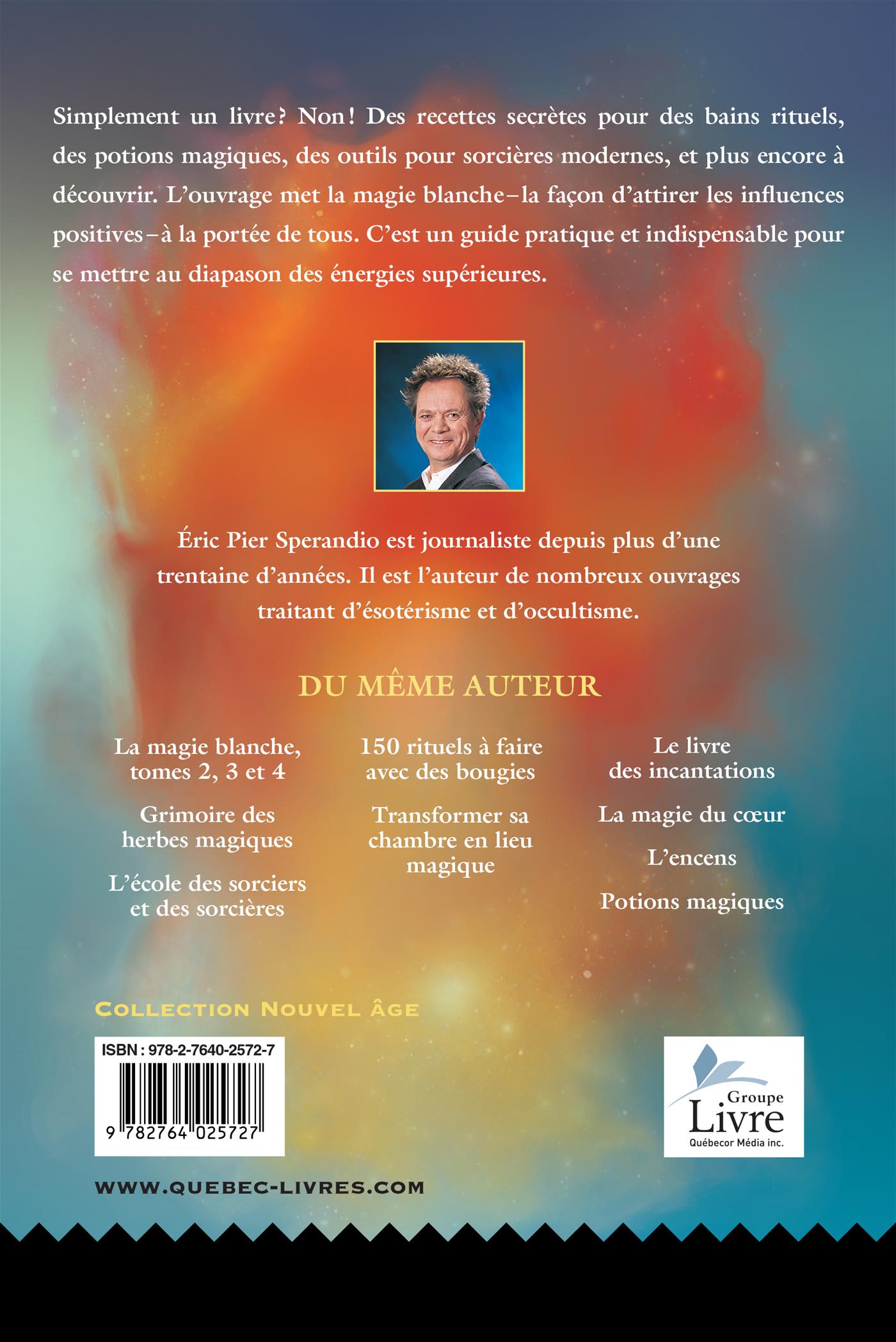 La Magie Blanche Recettes De Sorcières Livre Magie blanche | Messageries ADP
