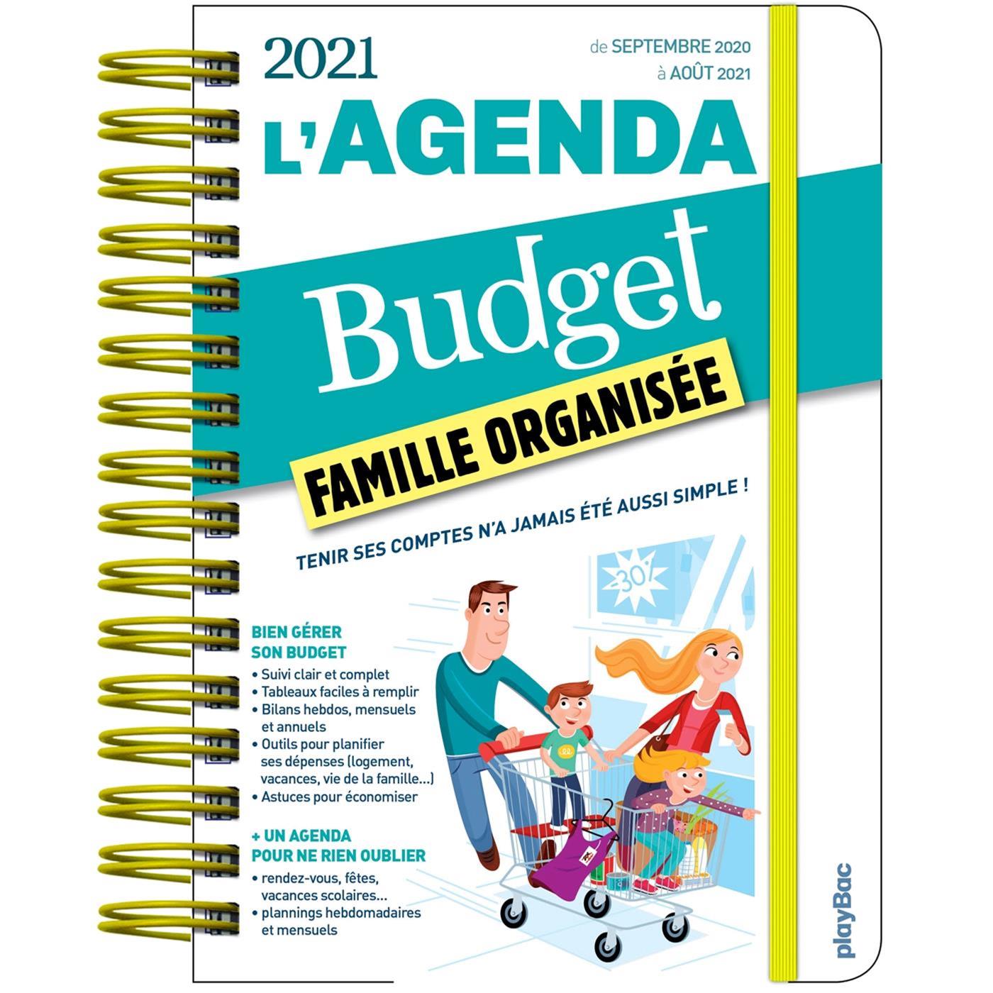 Livre Agenda Budget Famille Organisee 2021