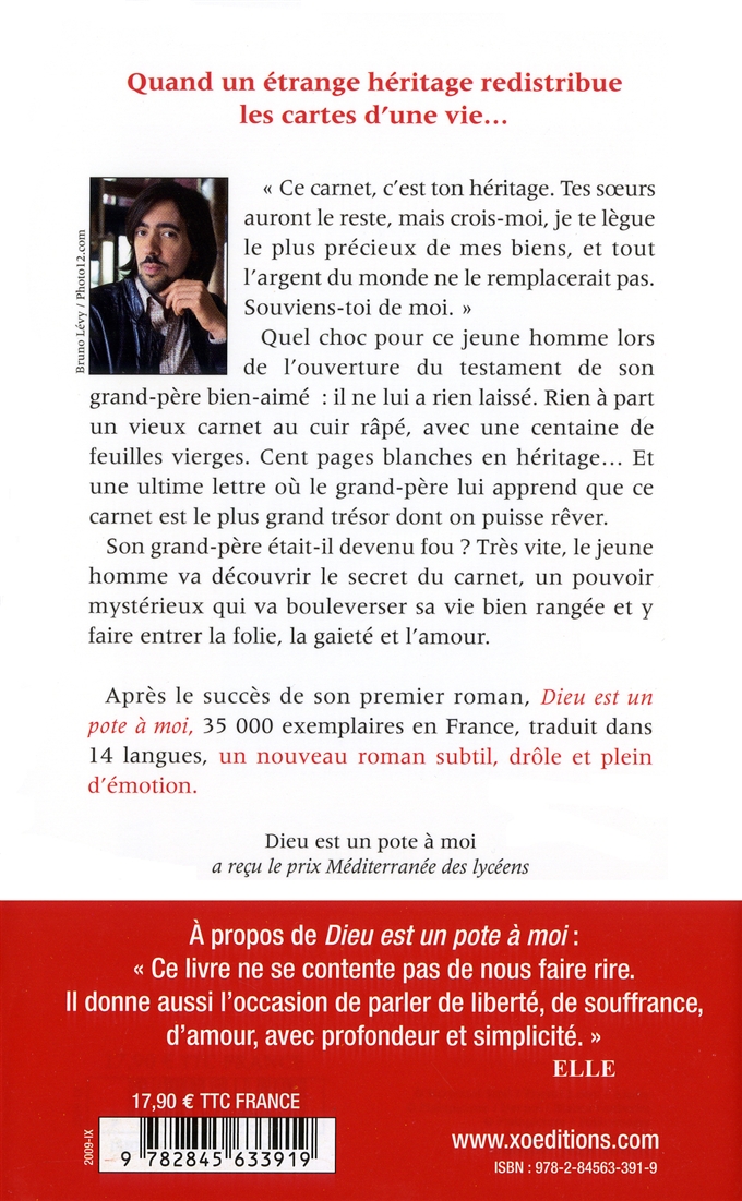 Livre 100 pages blanches Messageries ADP