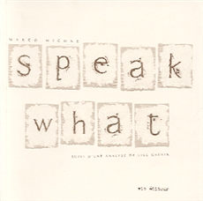 Speak what