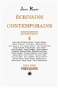 Écrivains contemporains - Entretiens 4 - 1981-1986