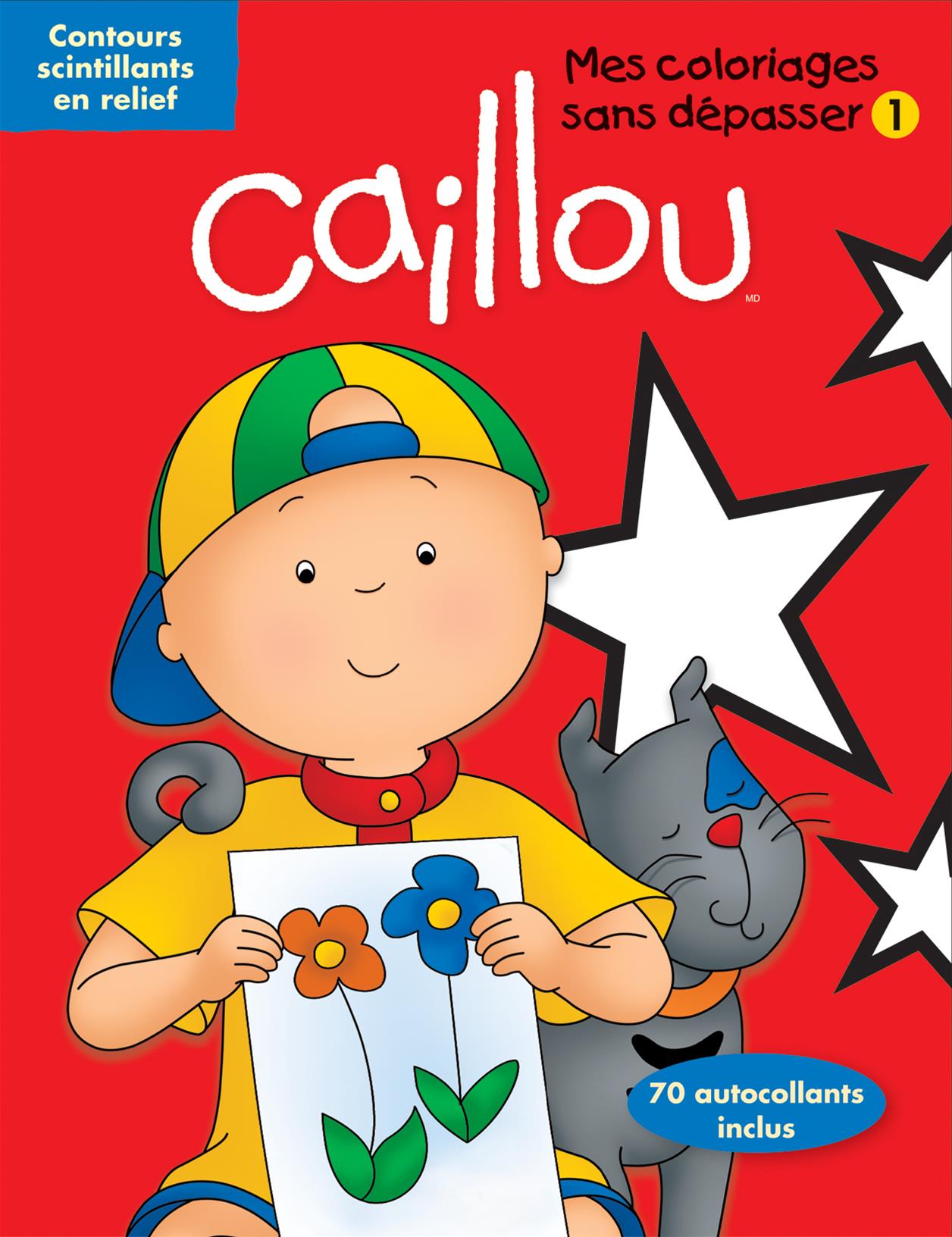 Caillou Mes coloriages sans dépasser 1