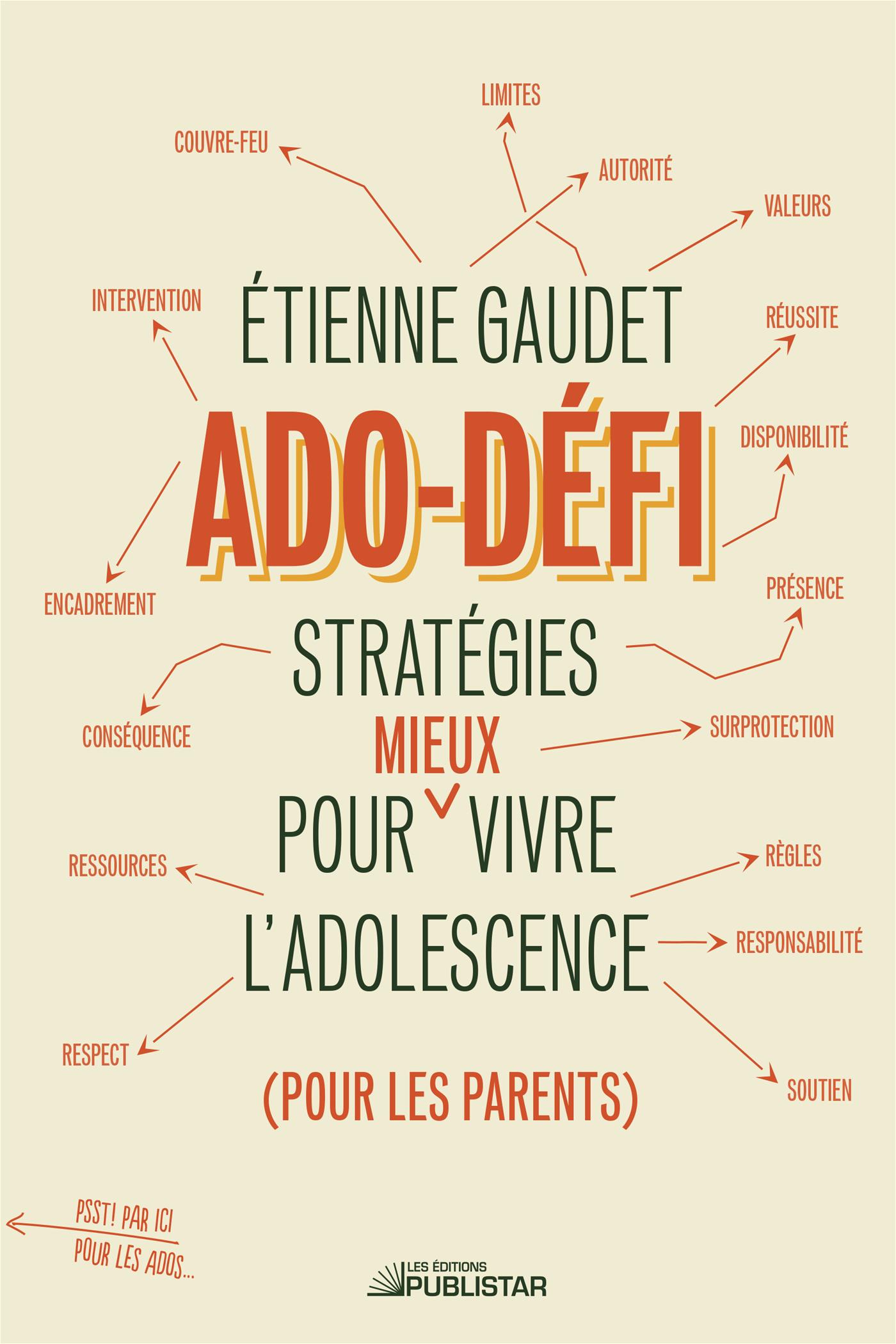 Livre Adodéfi  Stratégies pour mieux vivre l'adolescence (pour les