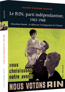 Livre Le RIN, Parti Indépendantiste, 1963-1968 - Deuxième Dossier : Le ...