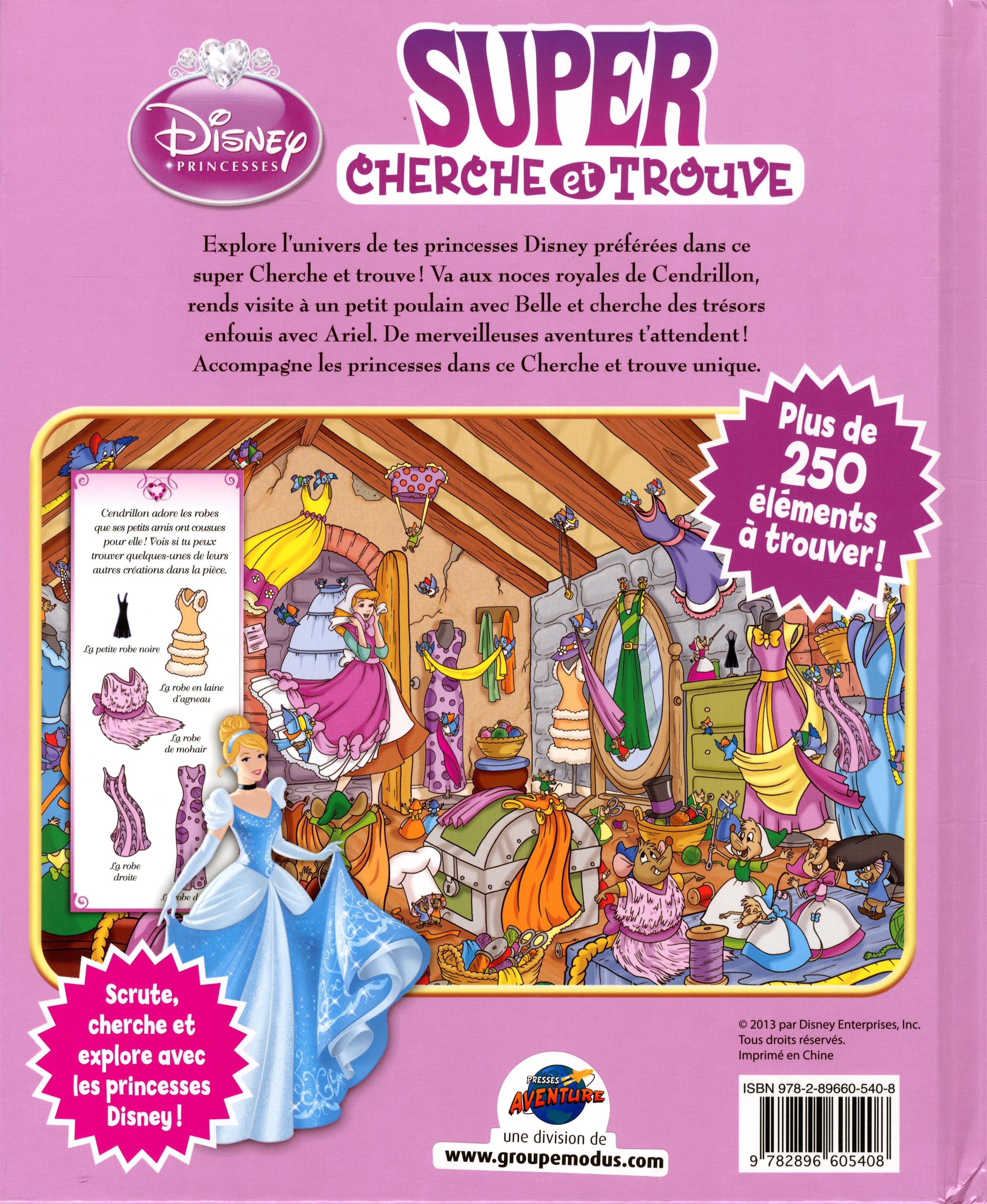 Livre Cherche et Trouve Géant Disney Princesse – etagedesenfantillages