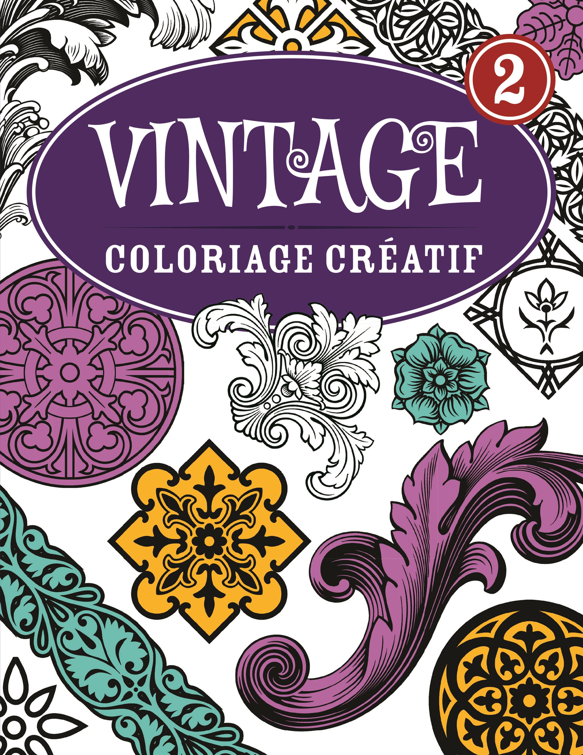 Livre Vintage 2  Coloriage créatif  Messageries ADP