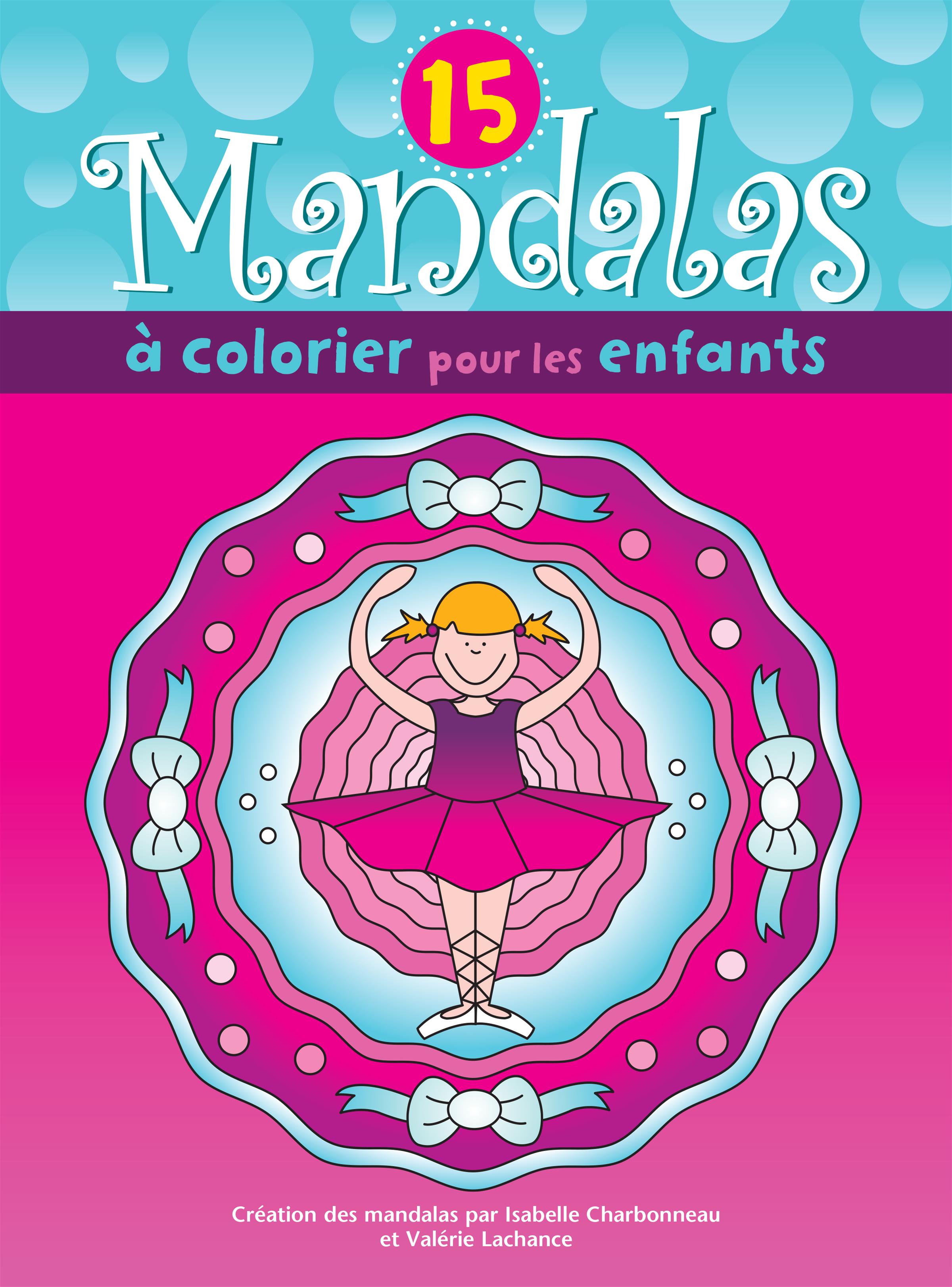 15 mandalas   colorier pour les enfants Ballerine