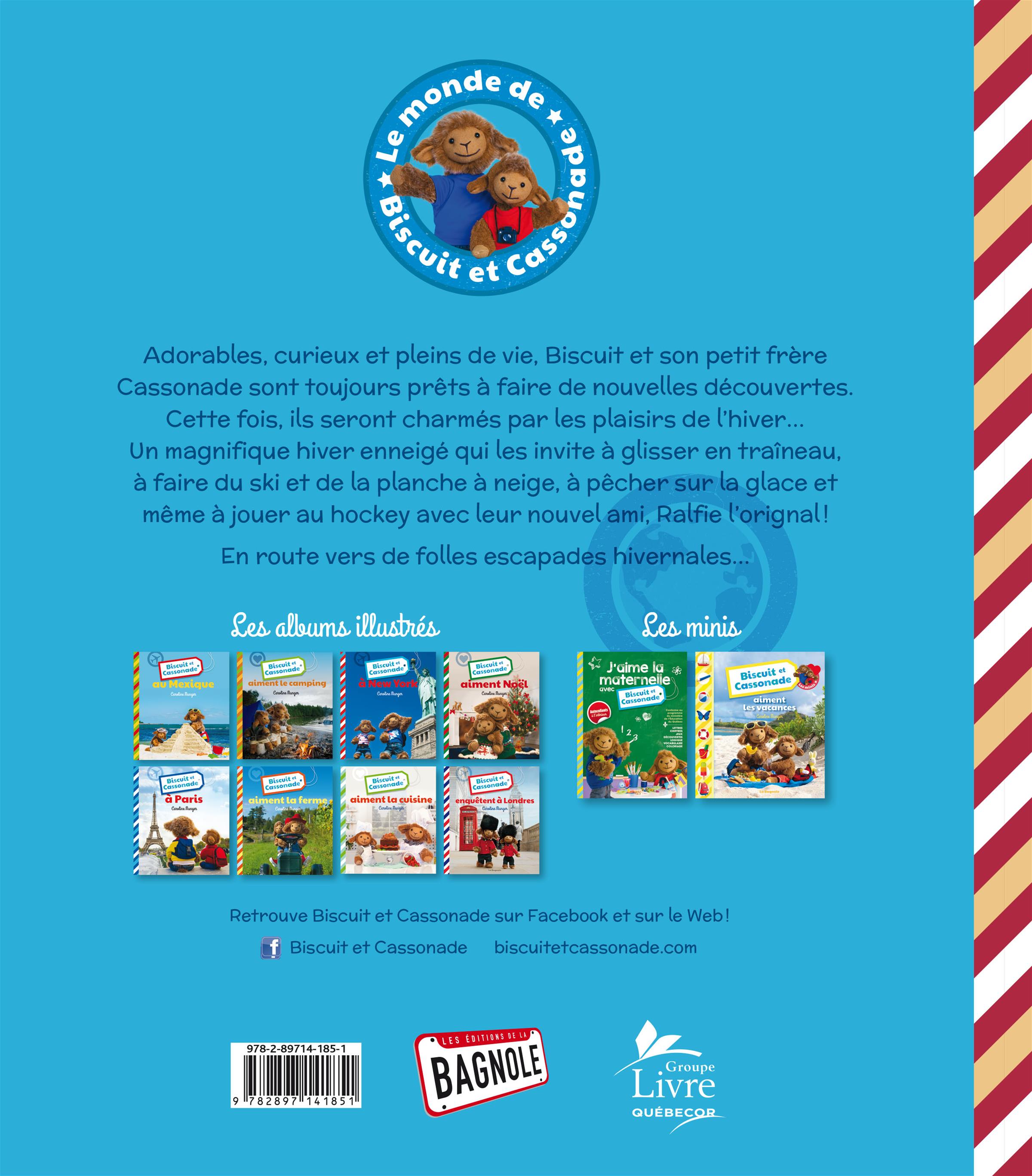 Livre Biscuit et Cassonade aiment l'hiver | Messageries ADP
