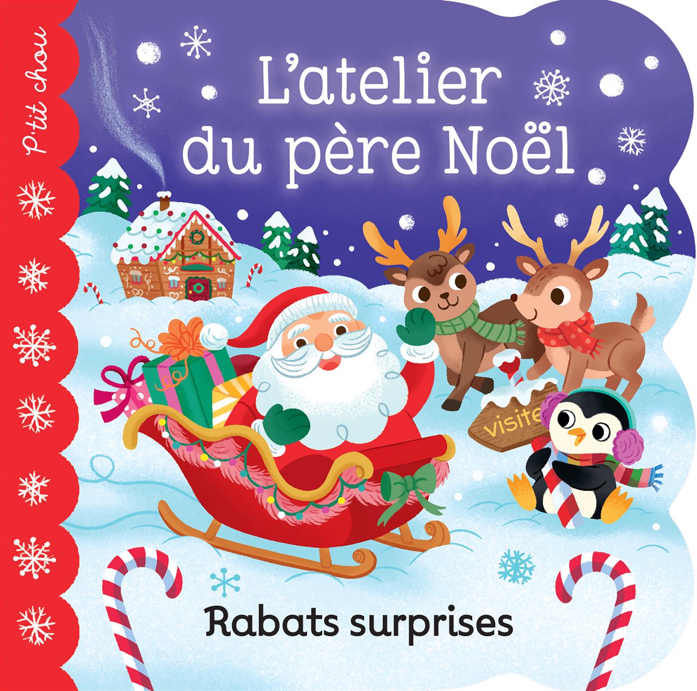 Livre L'atelier du père Noël - Rabats surprises | Messageries ADP