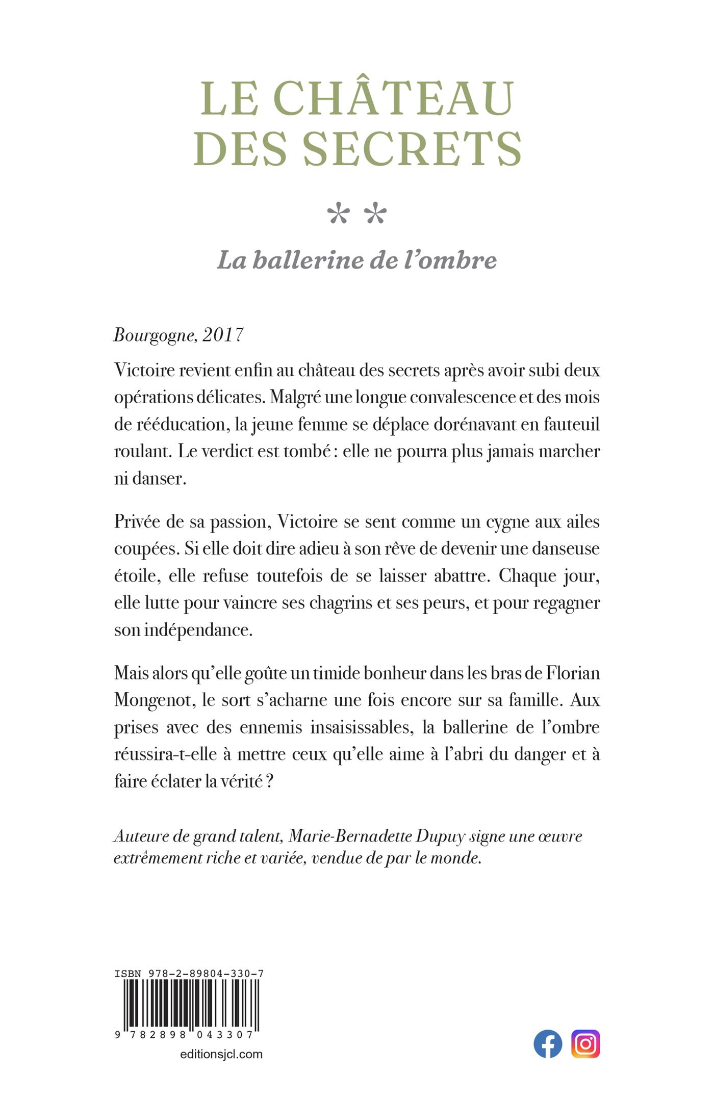 Livre Le Château Des Secrets Tome 2 La Ballerine De Lombre