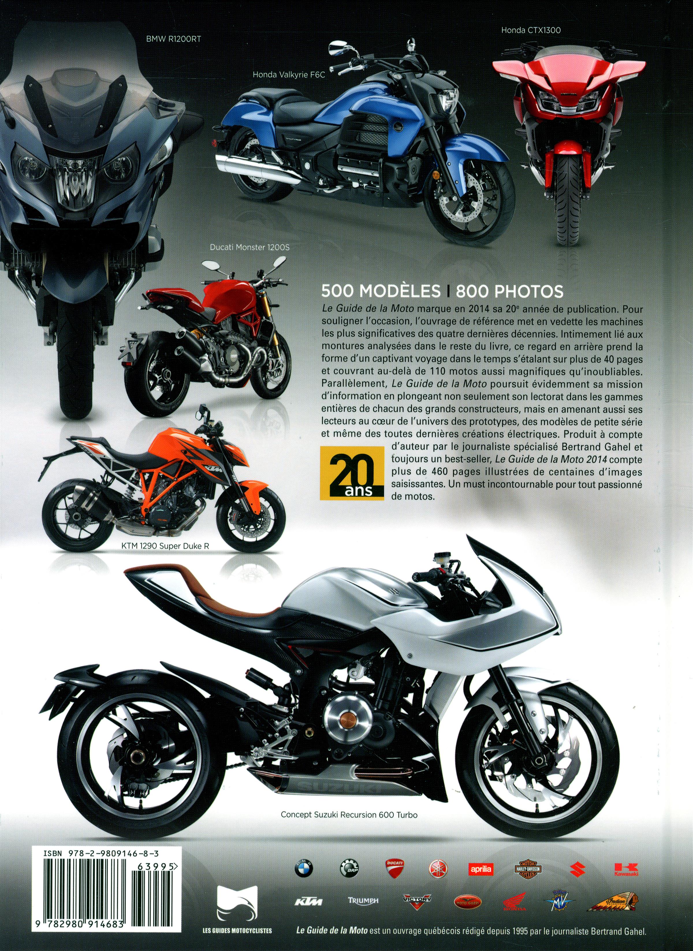 Livre Le guide de la moto 2014  La bible des motocyclistes