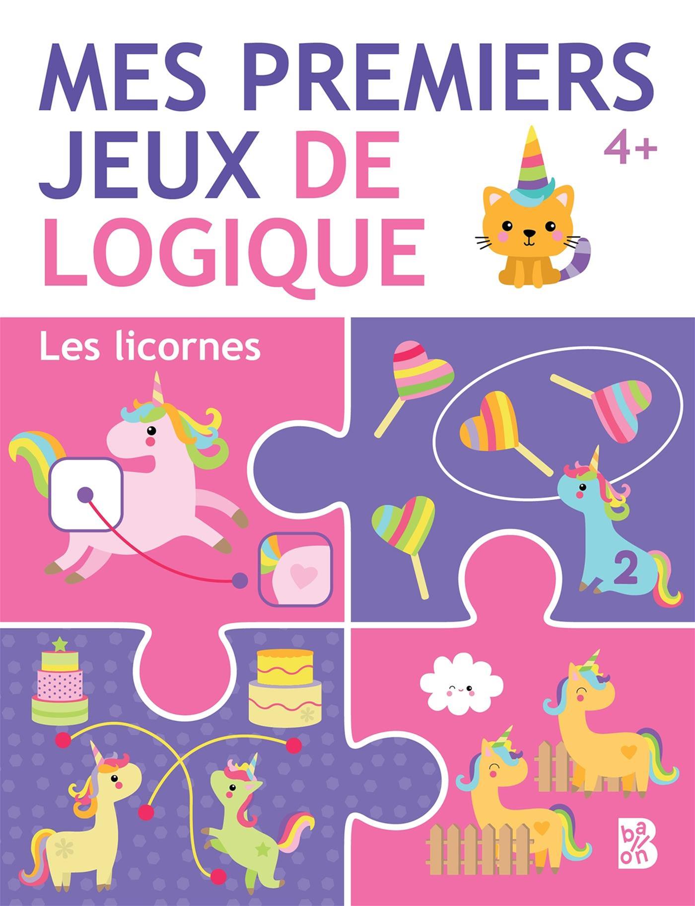 Livre Enigmes Et Jeux De Logique Licornes Messageries Adp 