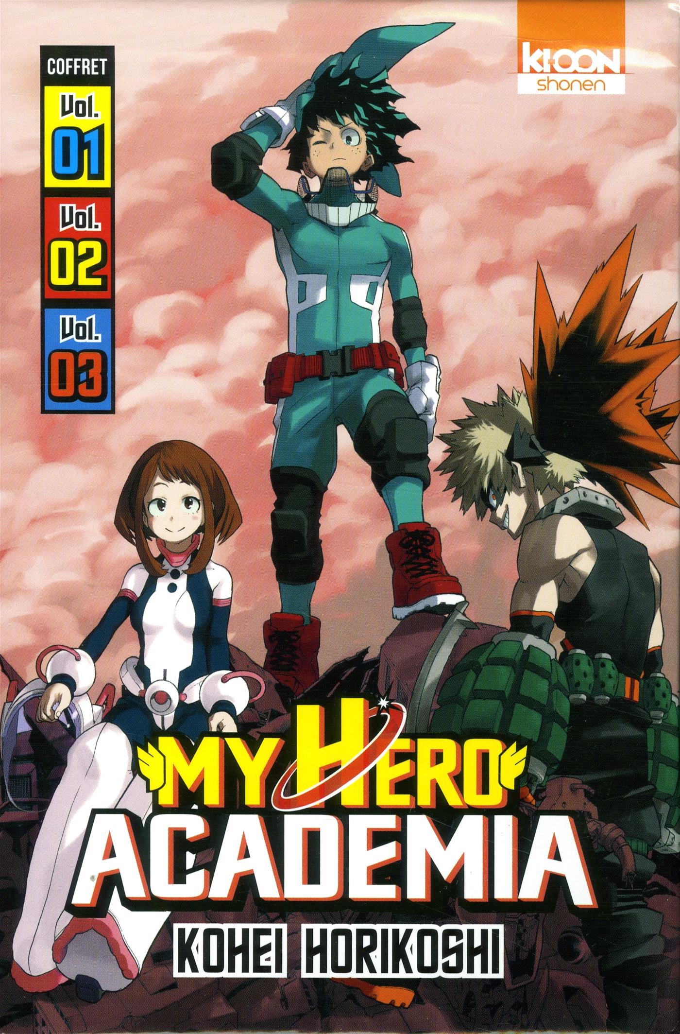 My Hero Academia Combien De Tome Prévu Livre Coffret - My Hero Academia - Saison 1 - Tomes 1, 2, 3